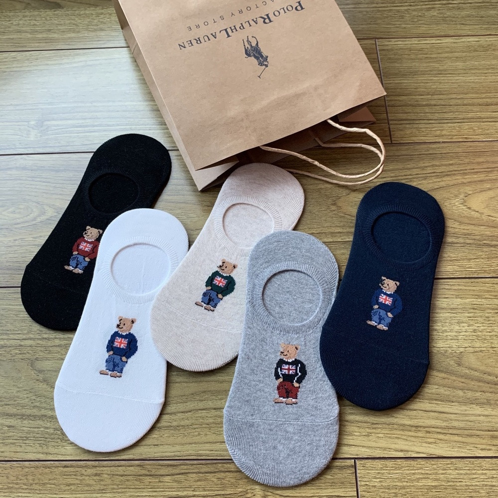 랄프로렌 남성 순면 덧신 양말 세트