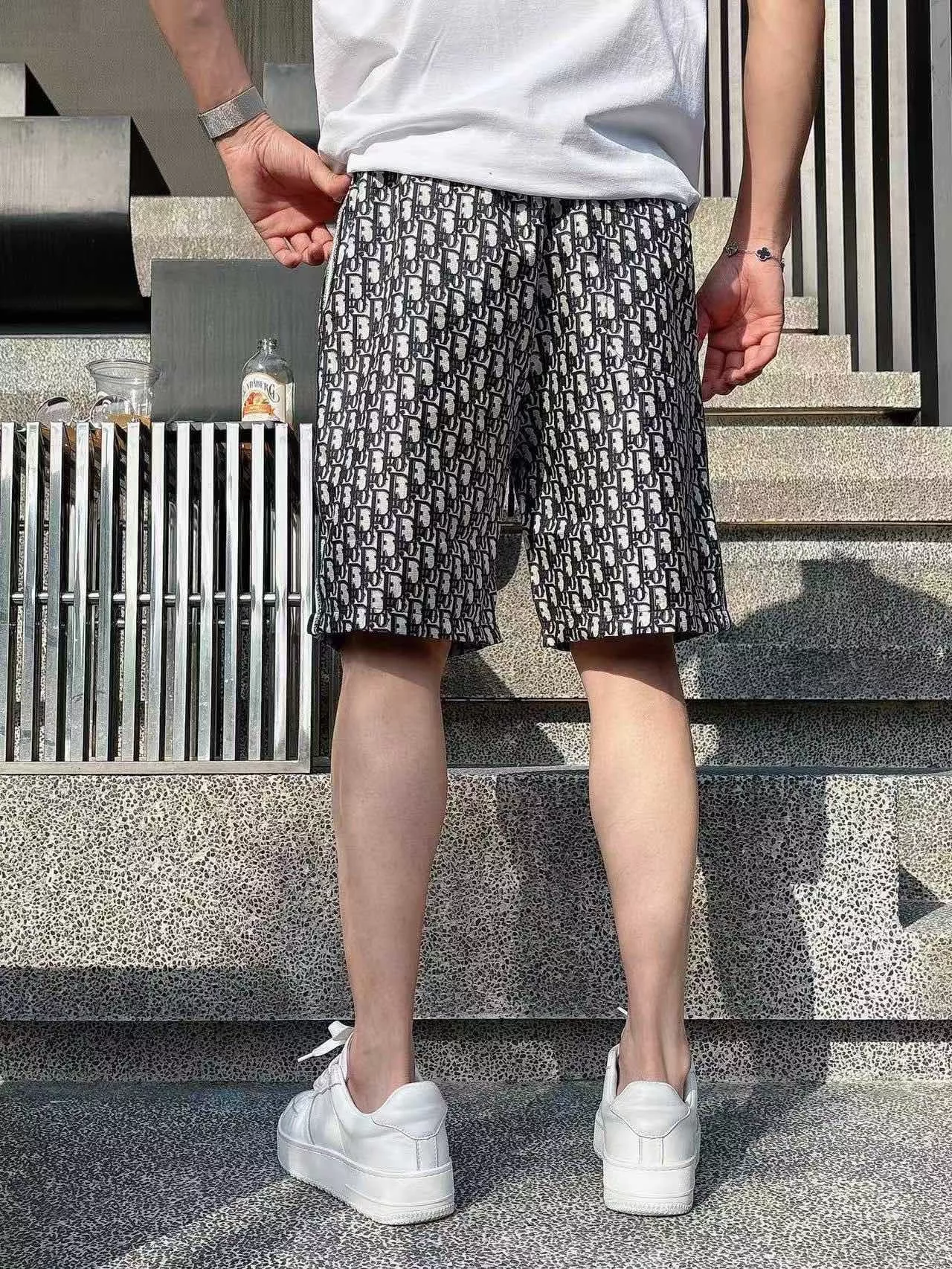 디올 자카드 모노그램 밴딩 쇼츠 상세 이미지 11