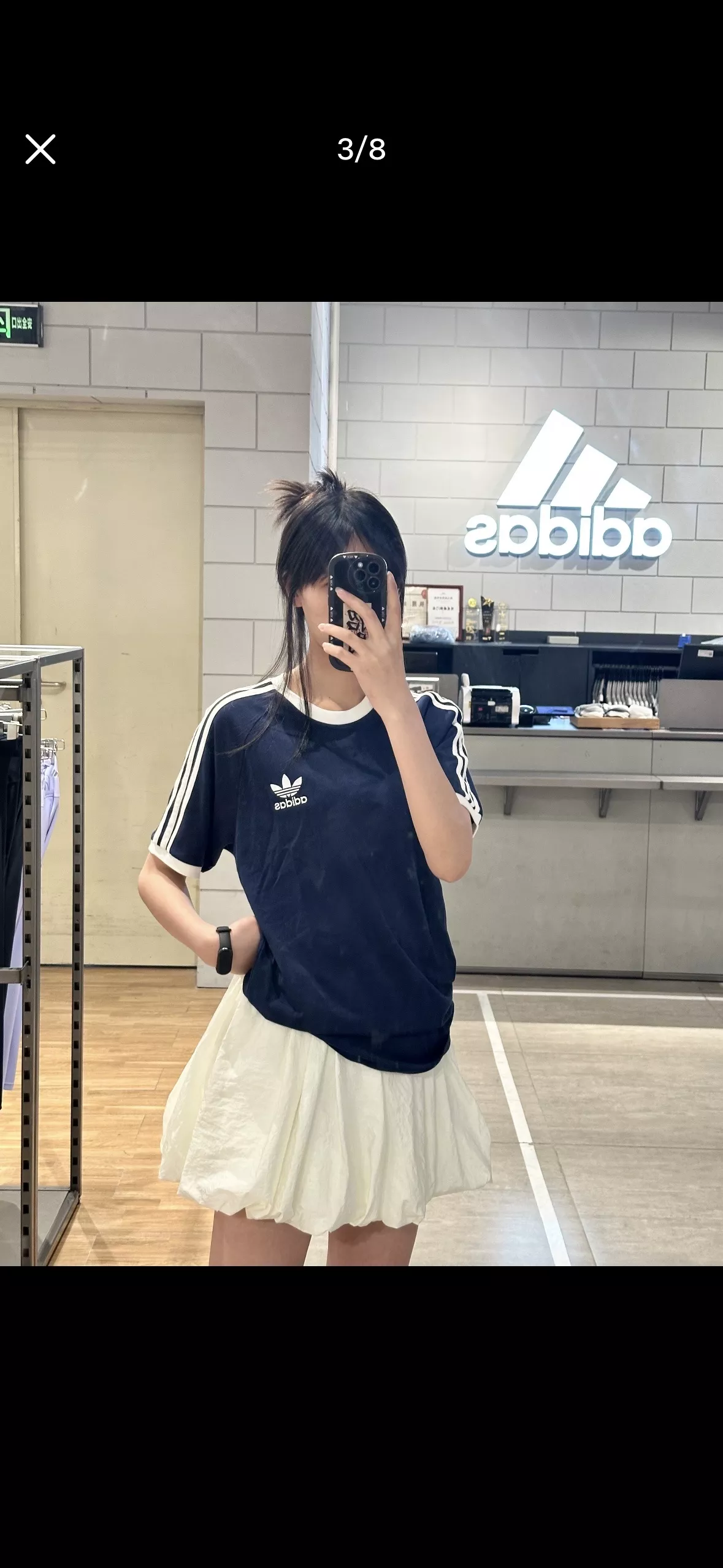 아디다스 트레포일 자수 라운드 반소매 티셔츠 상세 이미지 33