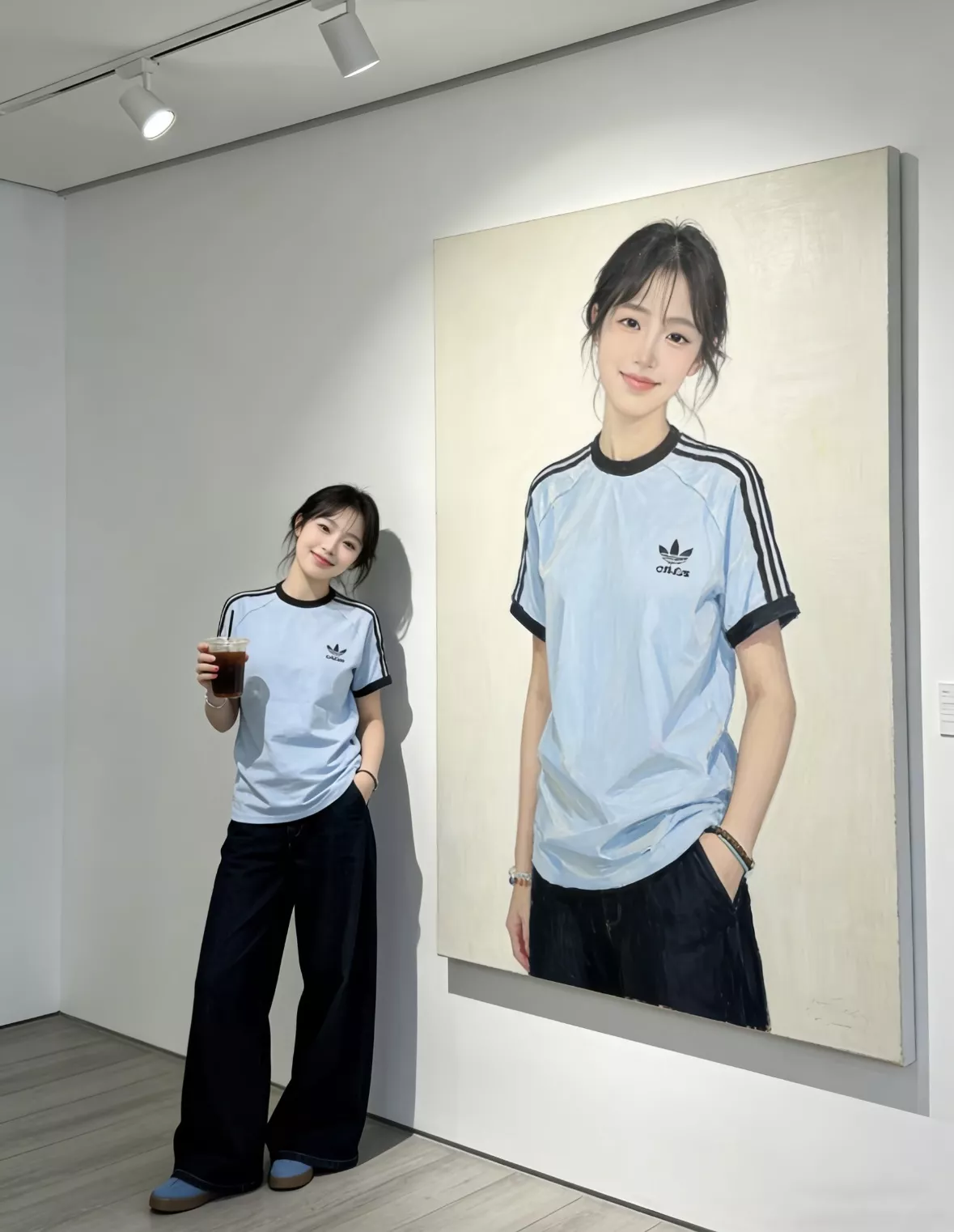 아디다스 트레포일 자수 라운드 반소매 티셔츠 상세 이미지 27