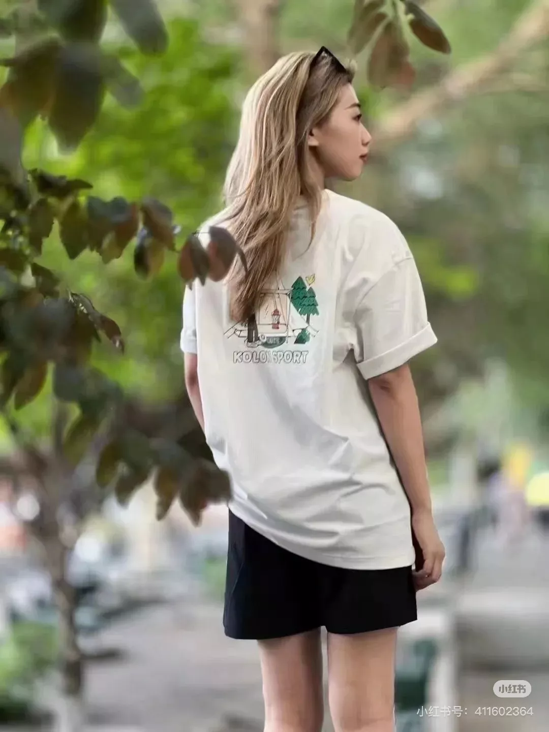 코오롱스포츠 일러스트 콜라보 캠핑 반팔 티셔츠 상세 이미지 20