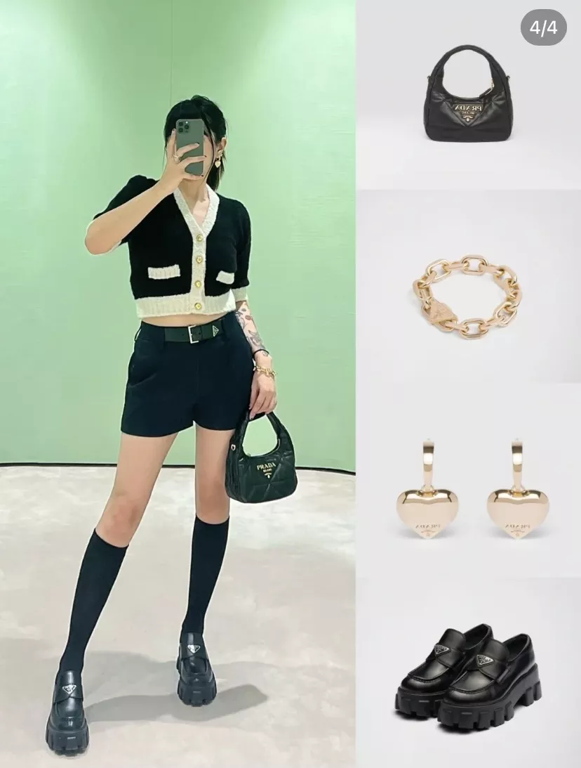 프라다 미니 호보 언더암 백 상세 이미지 14