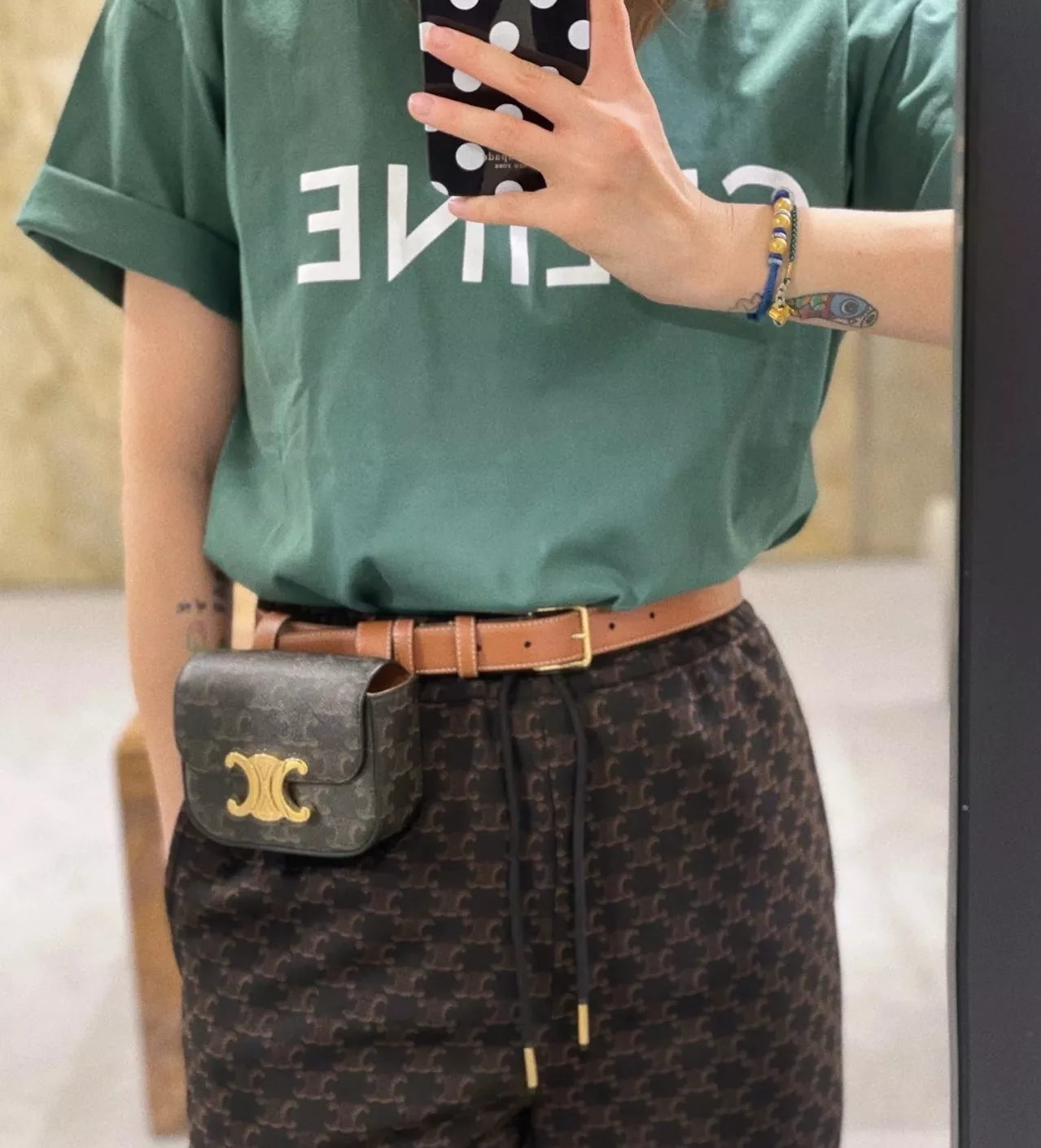 셀린느 미니 벨트백 상세 이미지 18
