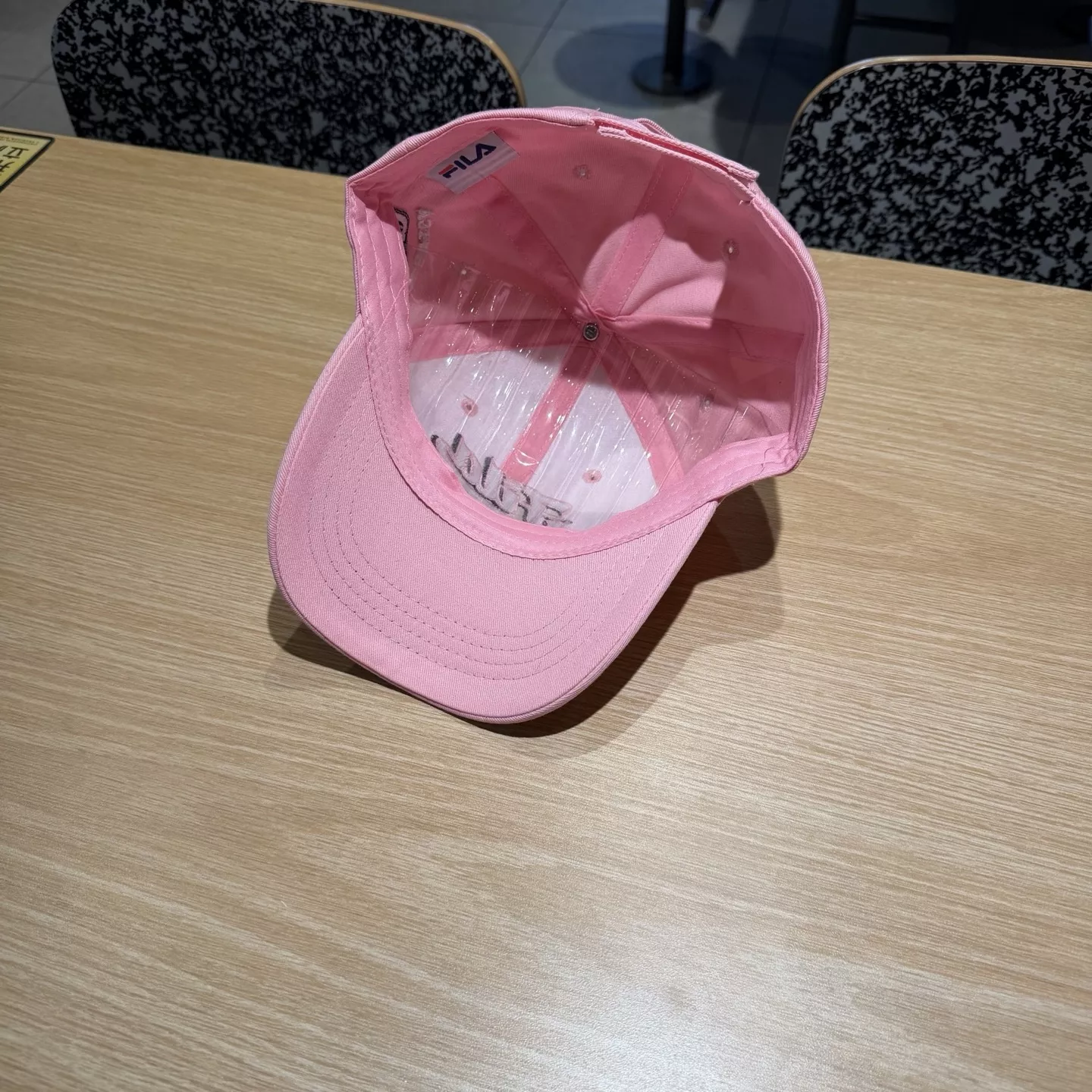 휠라 자수 로고 키즈 캡 상세 이미지 6