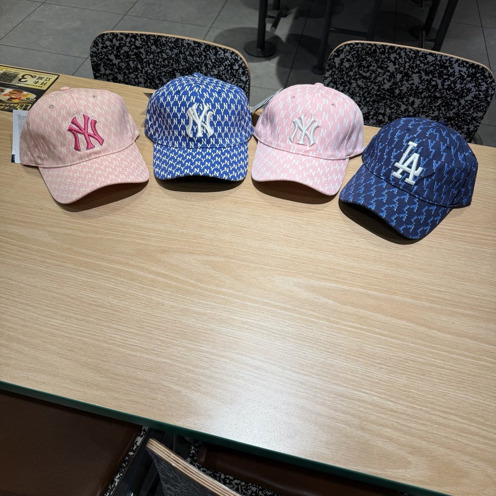 엠엘비 뉴욕 로고 자수 캡 모자