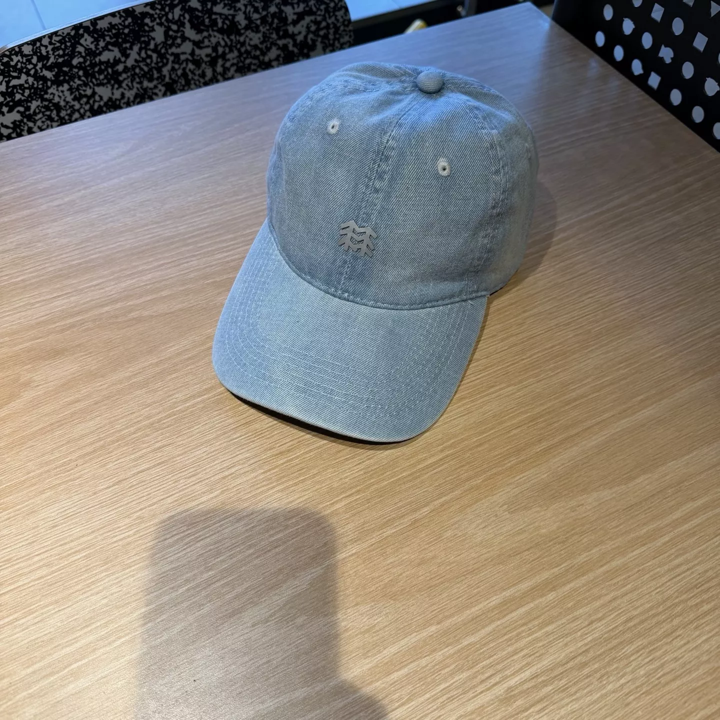 코오롱 로고 포인트 데님 캡 상세 이미지 4