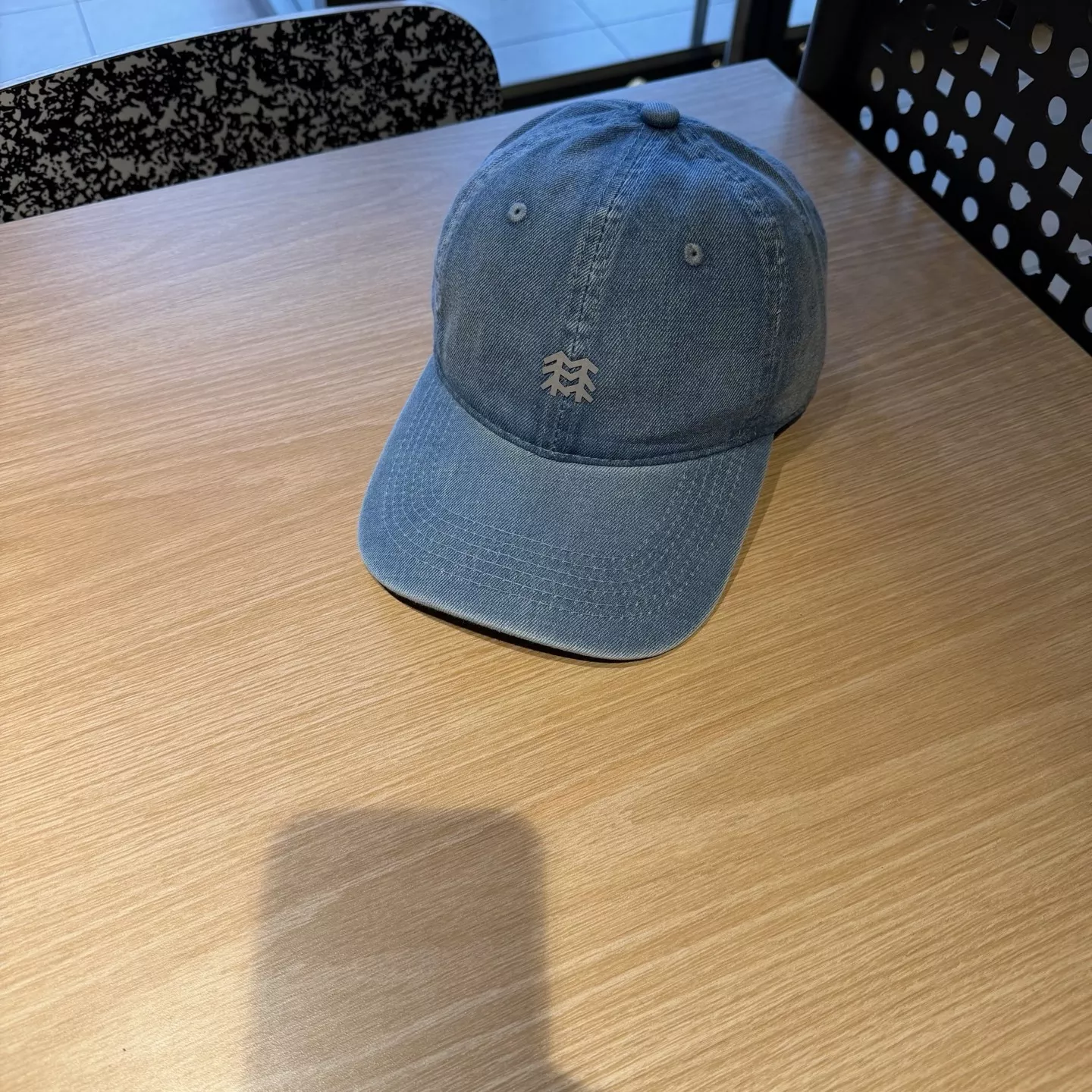 코오롱 로고 포인트 데님 캡 상세 이미지 2