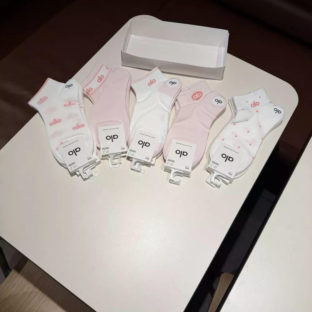 알로 여성 로고 포인트 숏삭스 세트