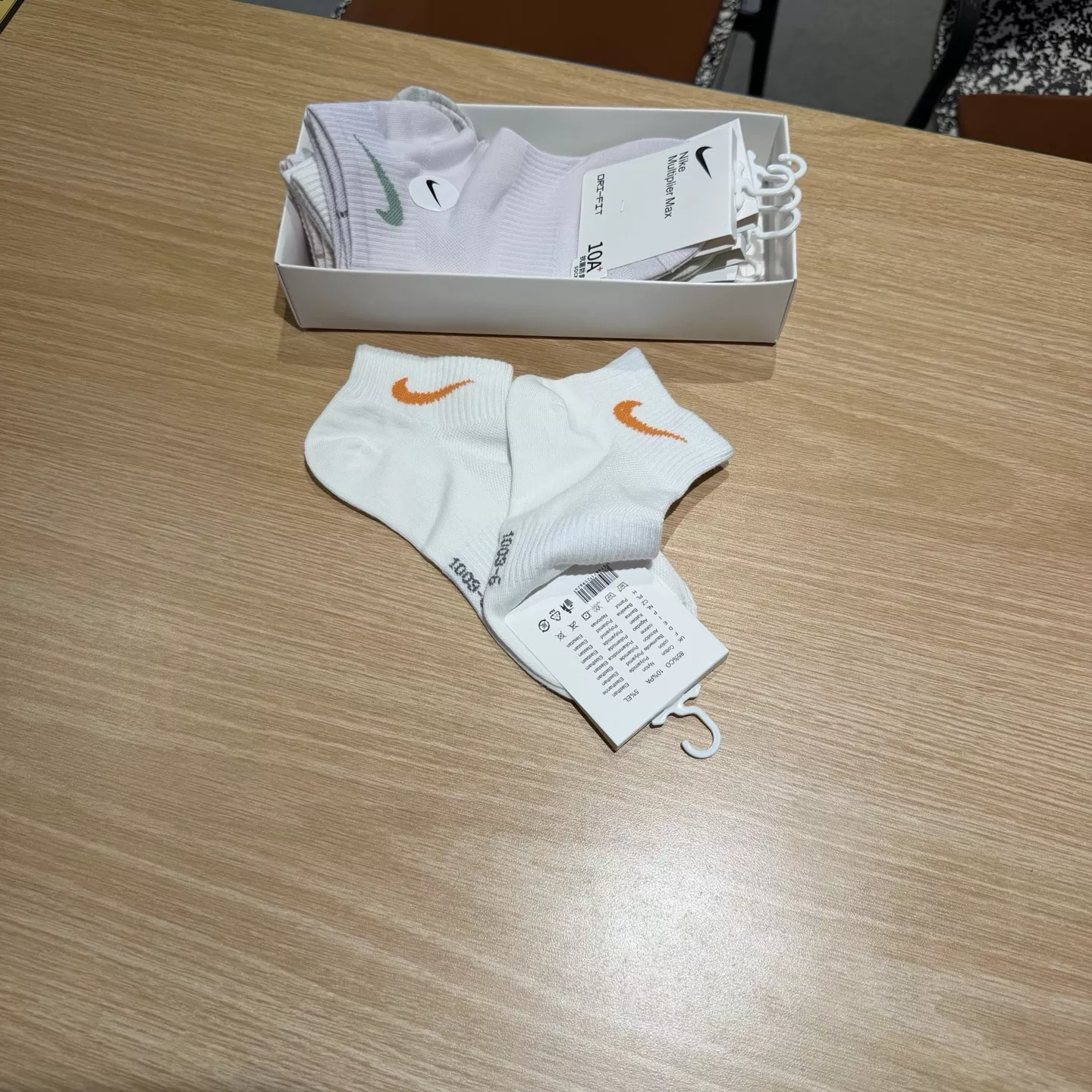나이키 로고 자수 코튼 숏삭스 상세 이미지 4