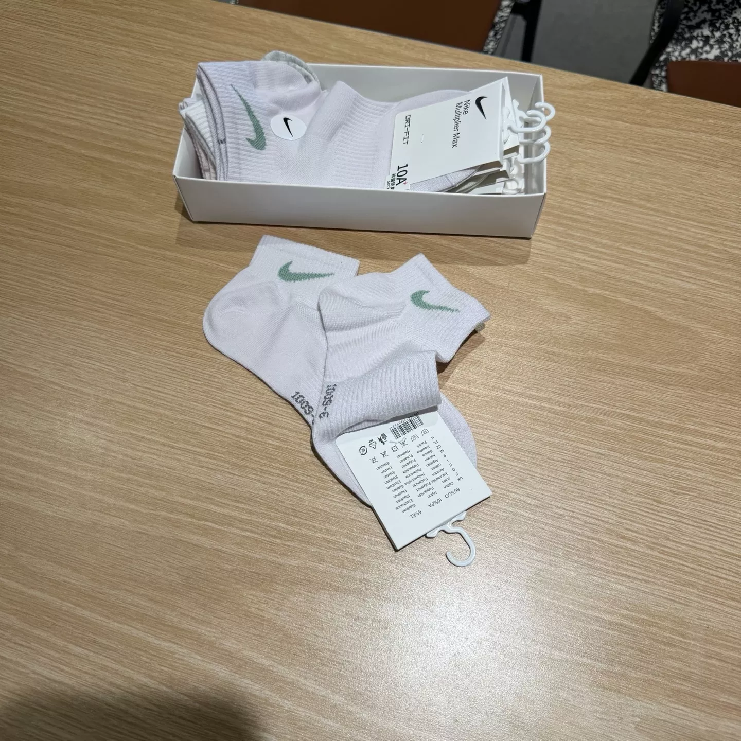 나이키 로고 자수 코튼 숏삭스 상세 이미지 2
