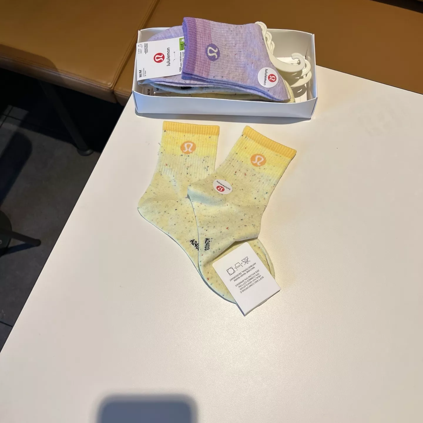 룰루레몬 자수 로고 커플 삭스 세트 상세 이미지 5