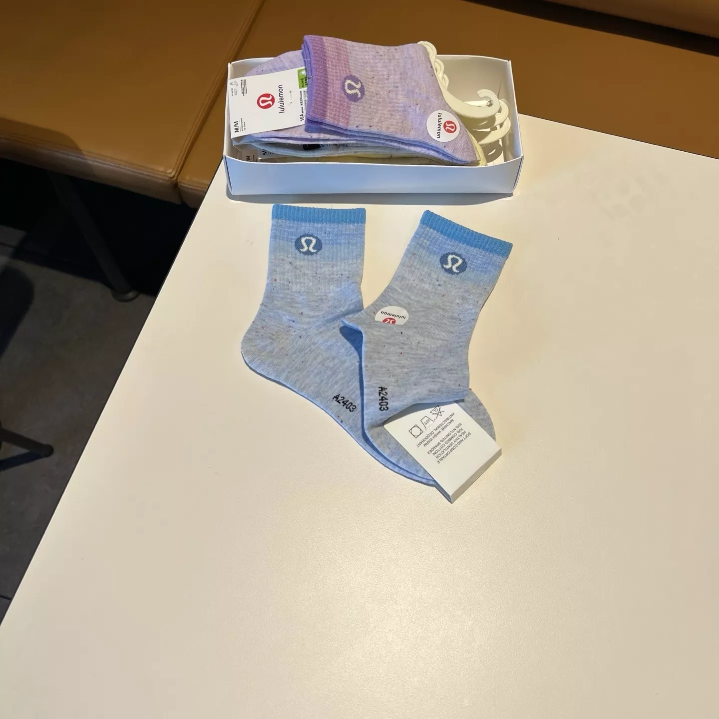 룰루레몬 자수 로고 커플 삭스 세트 상세 이미지 3