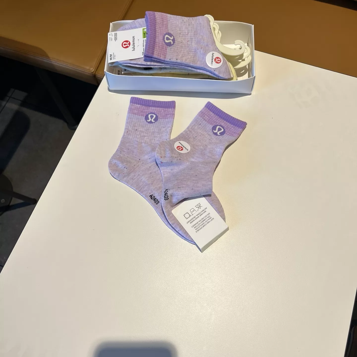 룰루레몬 자수 로고 커플 삭스 세트 상세 이미지 6