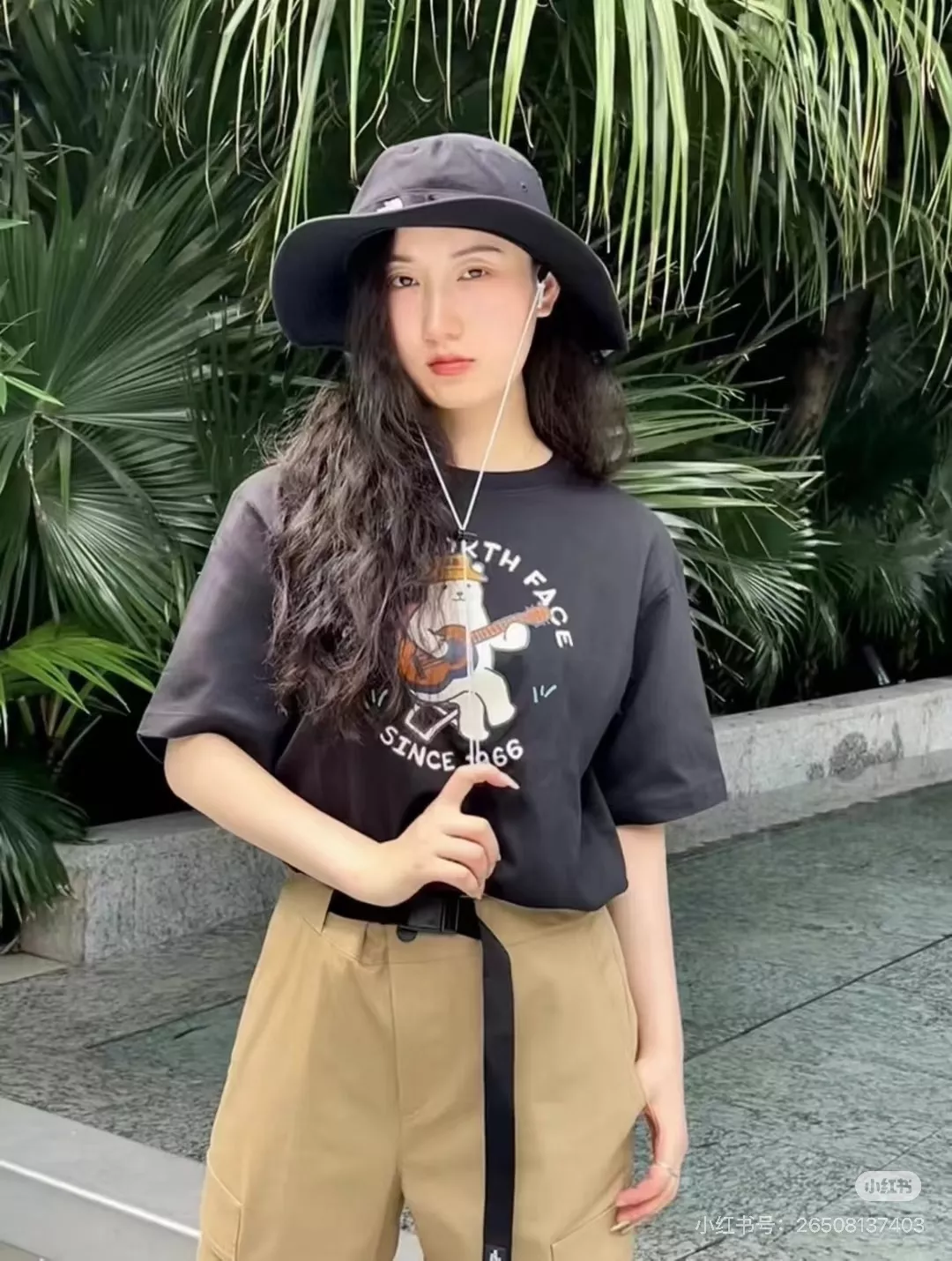 노스페이스 베어 프린트 코튼 반소매 티셔츠 상세 이미지 14