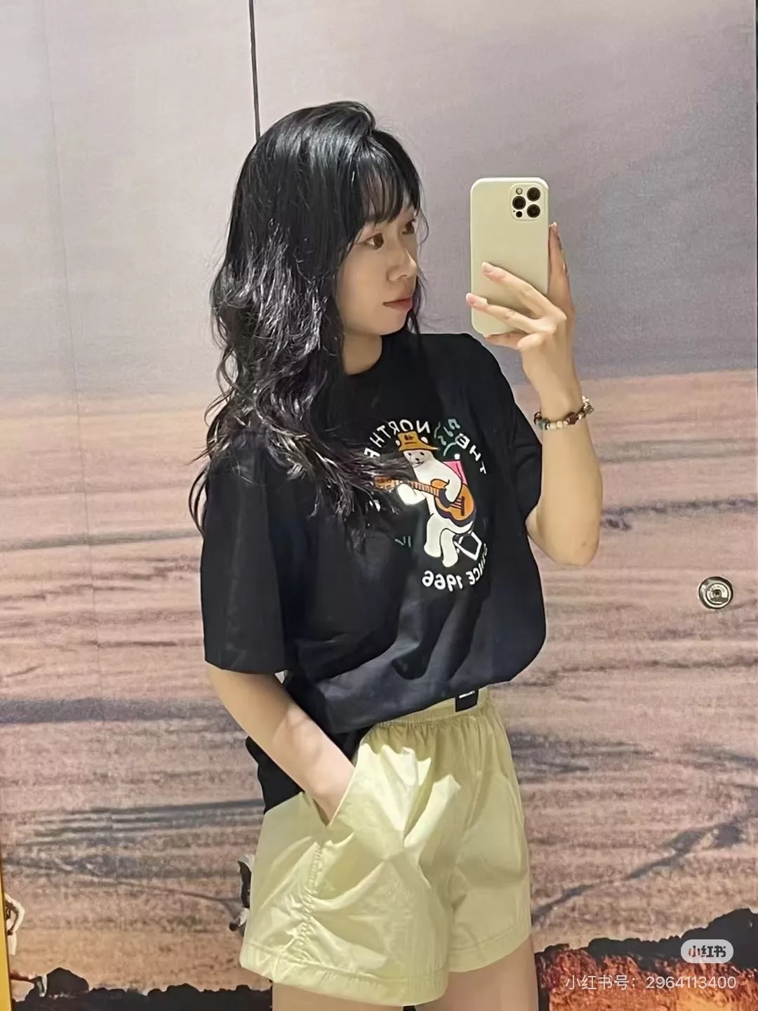 노스페이스 베어 프린트 코튼 반소매 티셔츠 상세 이미지 10