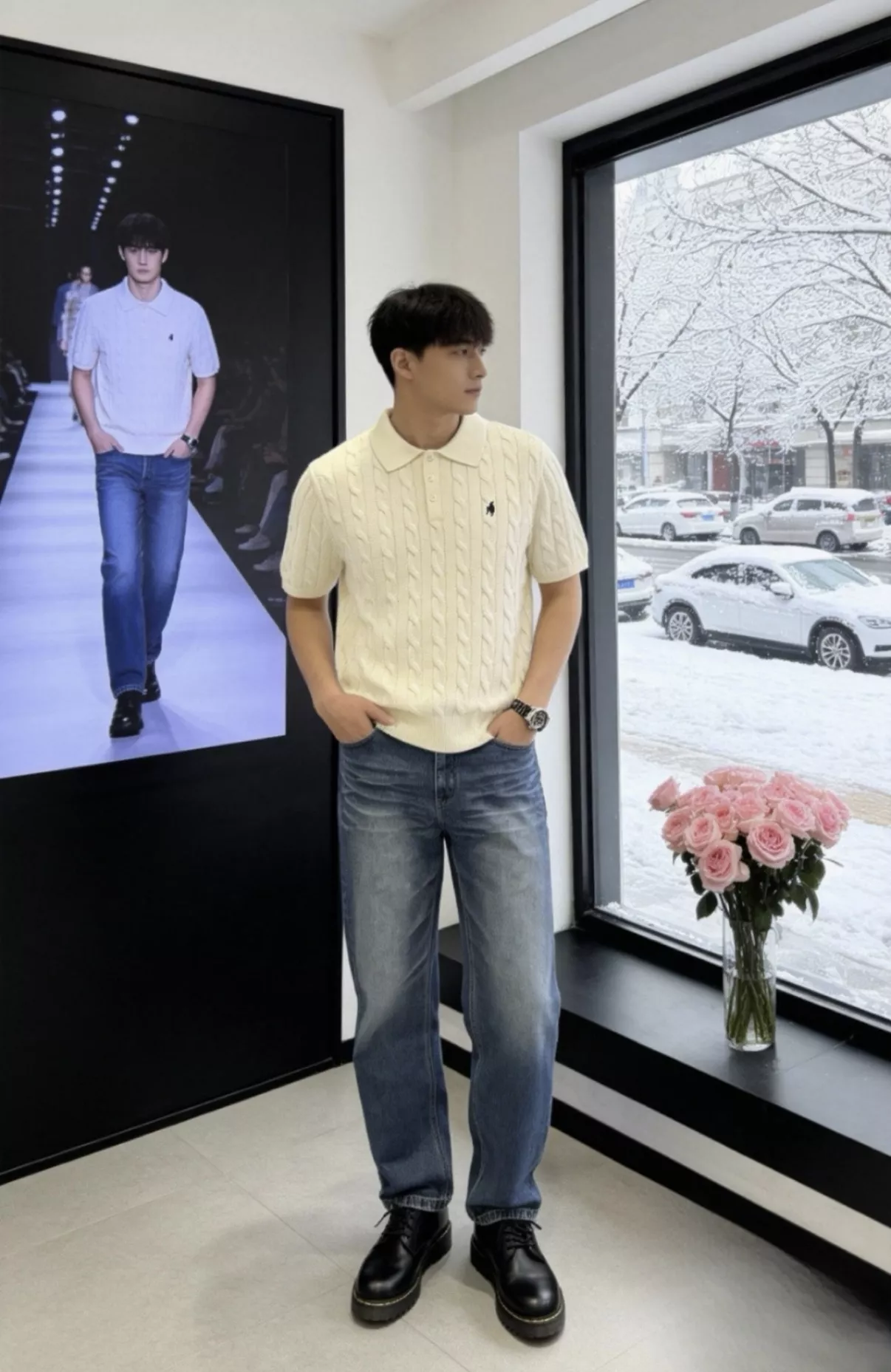 랄프로렌 코오롱스포츠블 니트 폴로 셔츠 상세 이미지 53