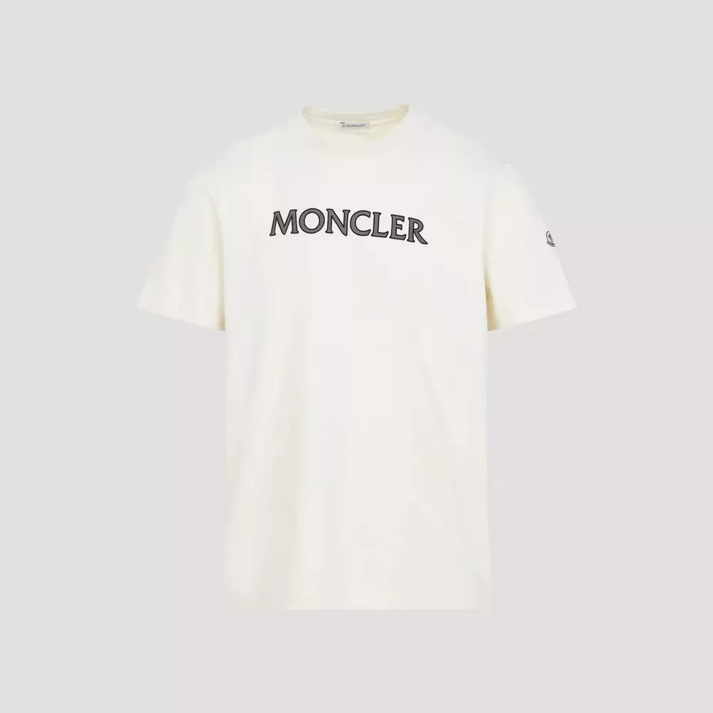 몽클레어 레터링 로고 프린트 반소매 티셔츠 상세 이미지 22