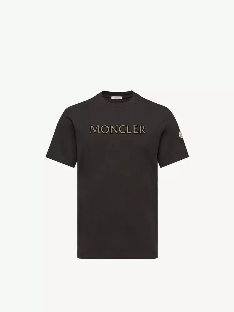 몽클레어 레터링 로고 프린트 반소매 티셔츠 상세 이미지 23
