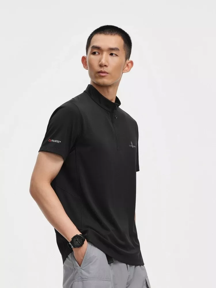 비음러펀 경량 자외선 차단 반집업 반소매 티셔츠 상세 이미지 10