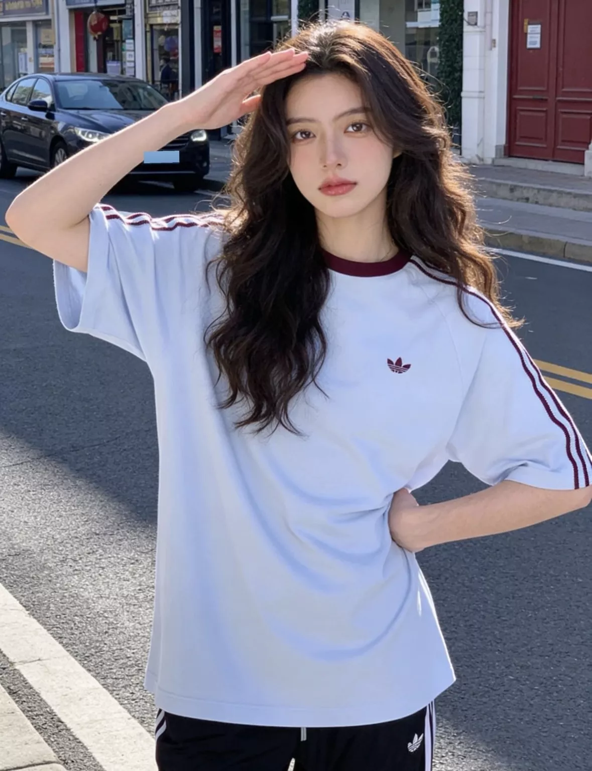 아디다스 클래식 배색 래글런 반소매 티셔츠 상세 이미지 21