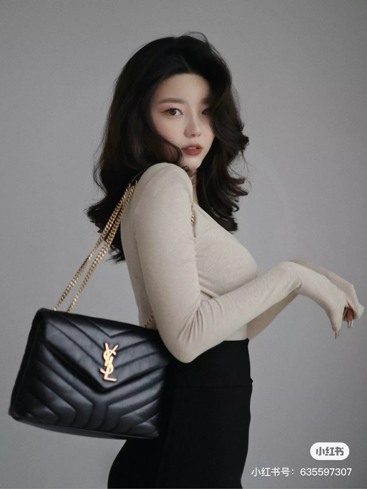 입생로랑 퀼팅 레더 체인백 상세 이미지 22