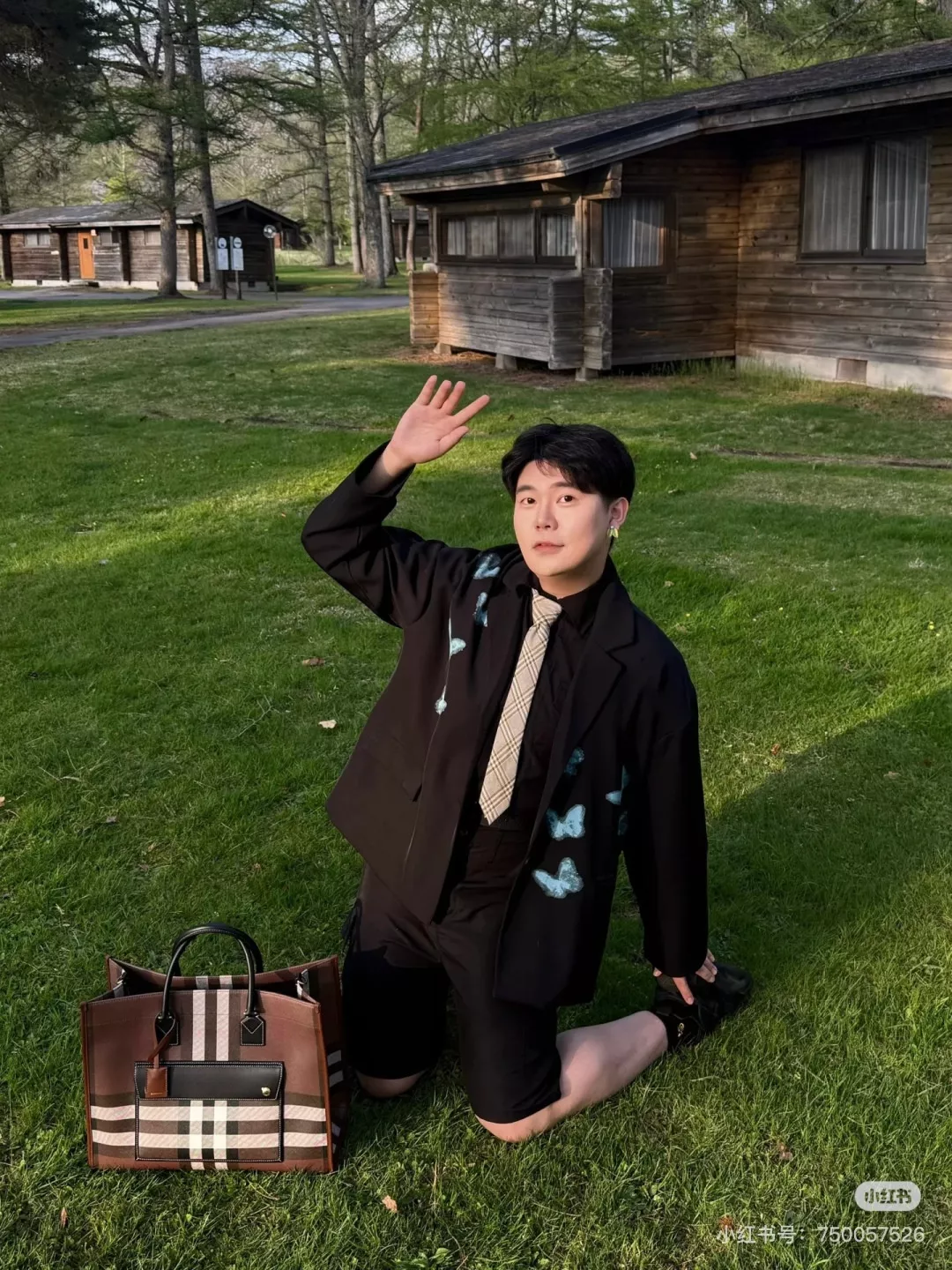 버버리 체크 패턴 토트백 상세 이미지 21
