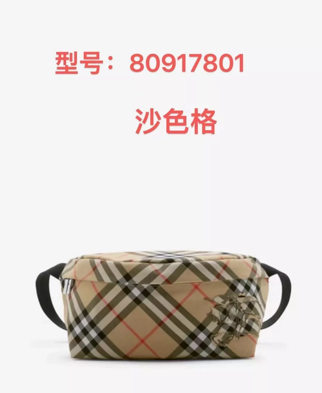 버버리 체크 패턴 벨트백 상세 이미지 22