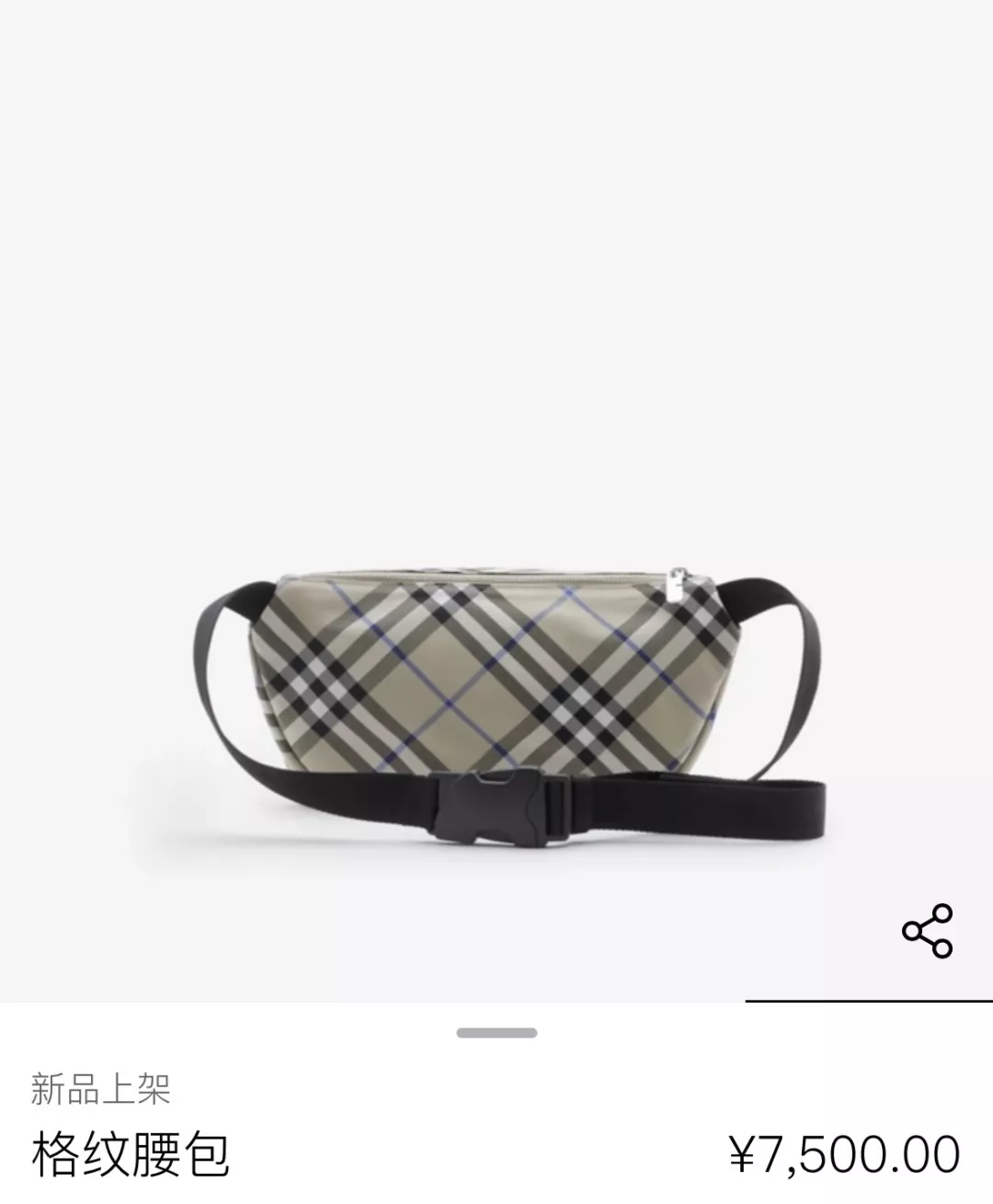 버버리 체크 패턴 벨트백 상세 이미지 21