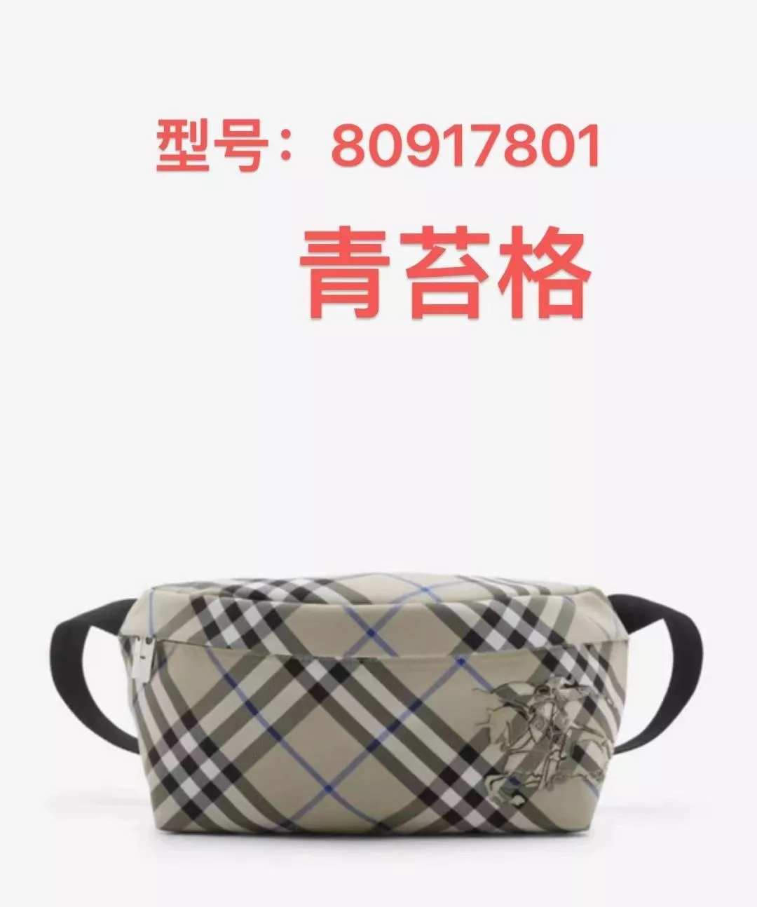 버버리 체크 패턴 벨트백 상세 이미지 18