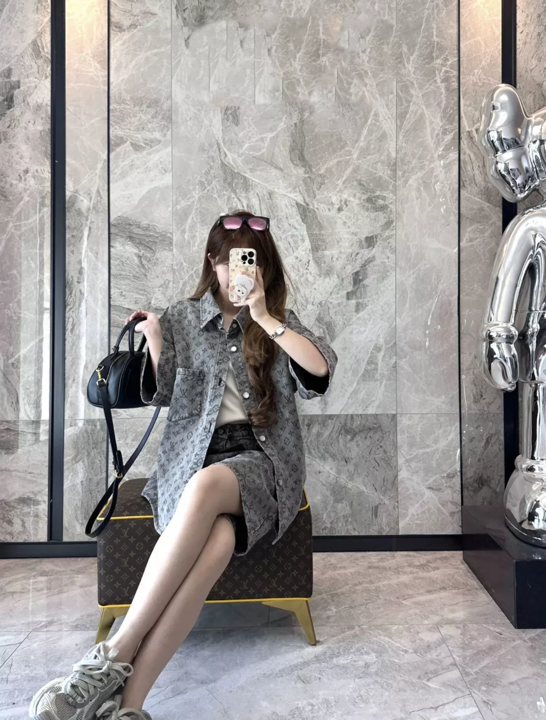 루이비통 타일러 콜라보 모노그램 자카드 데님 재킷 상세 이미지 16