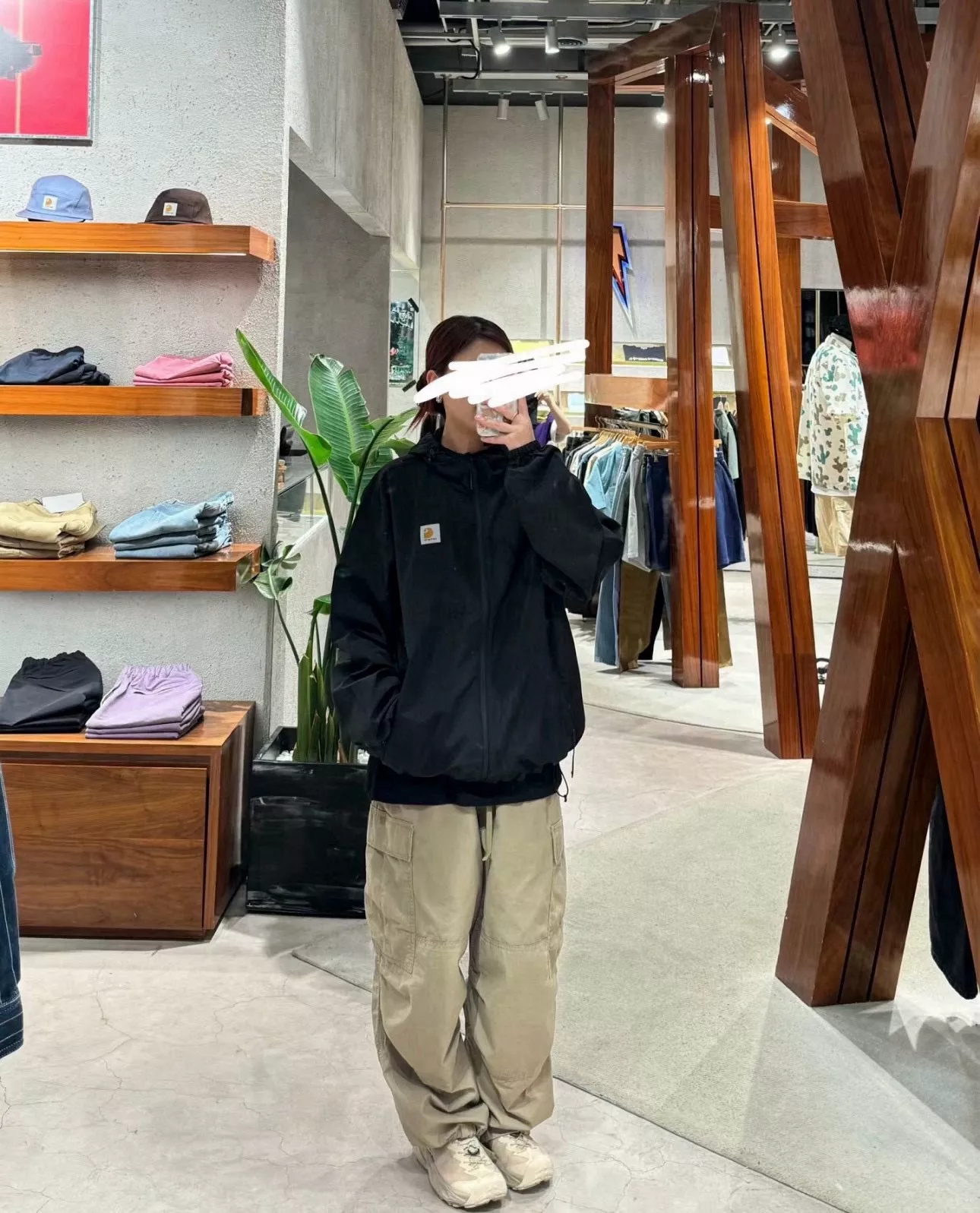 칼하트 경량 나일론 후드 재킷 상세 이미지 17