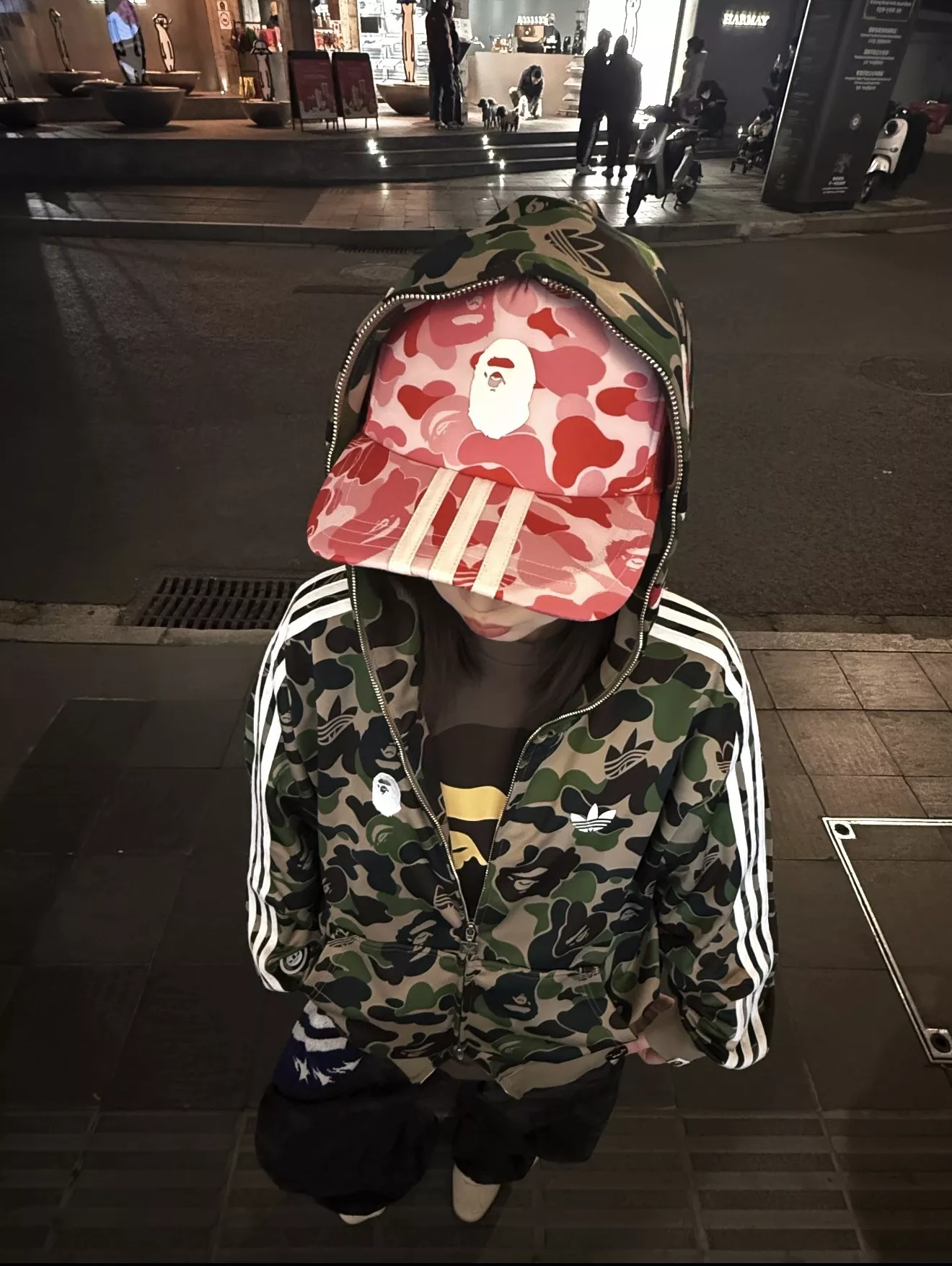 베이프 샤크 후드 집업 재킷 상세 이미지 18