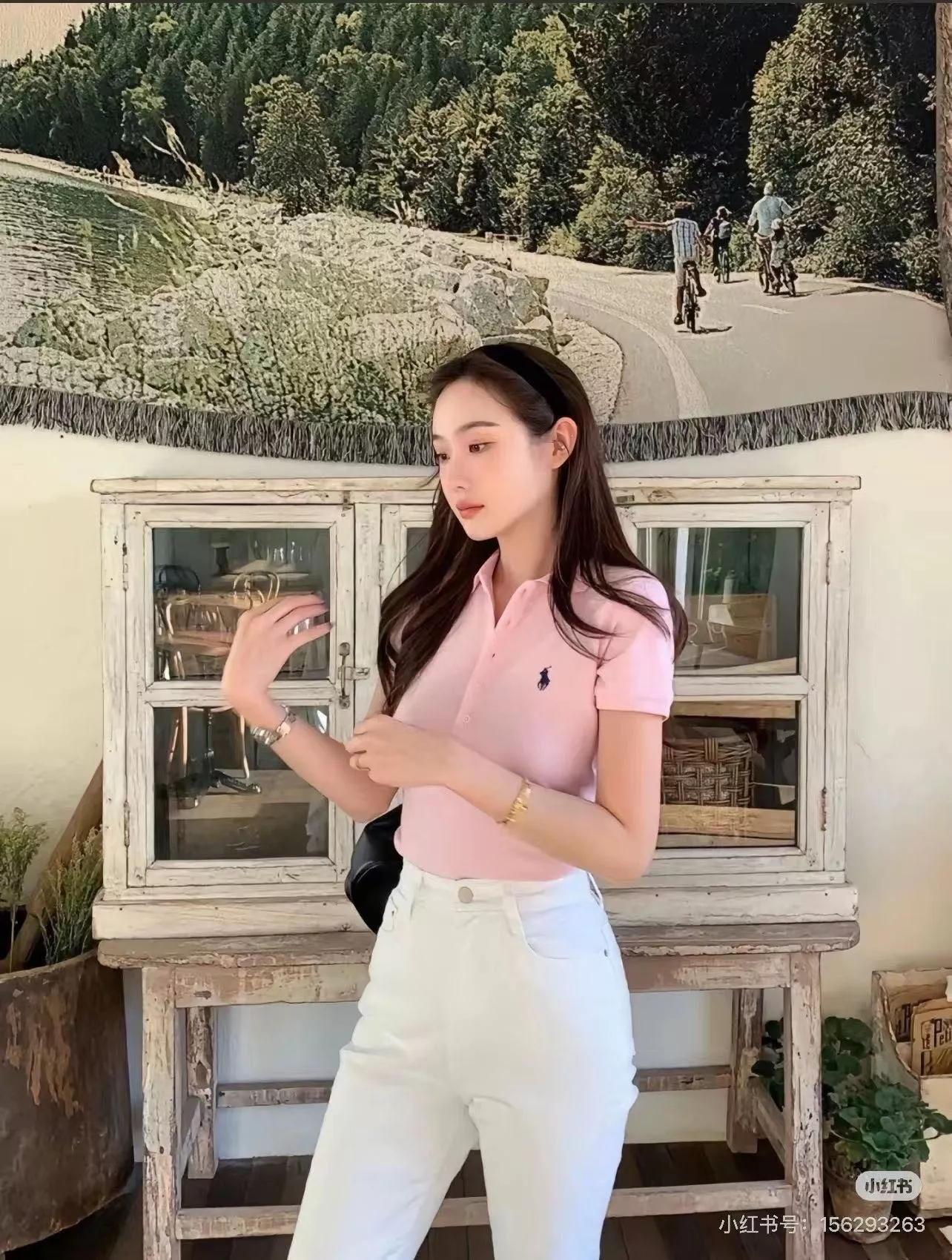 랄프로렌 여성 클래식 슬림핏 반소매 폴로탑 상세 이미지 22