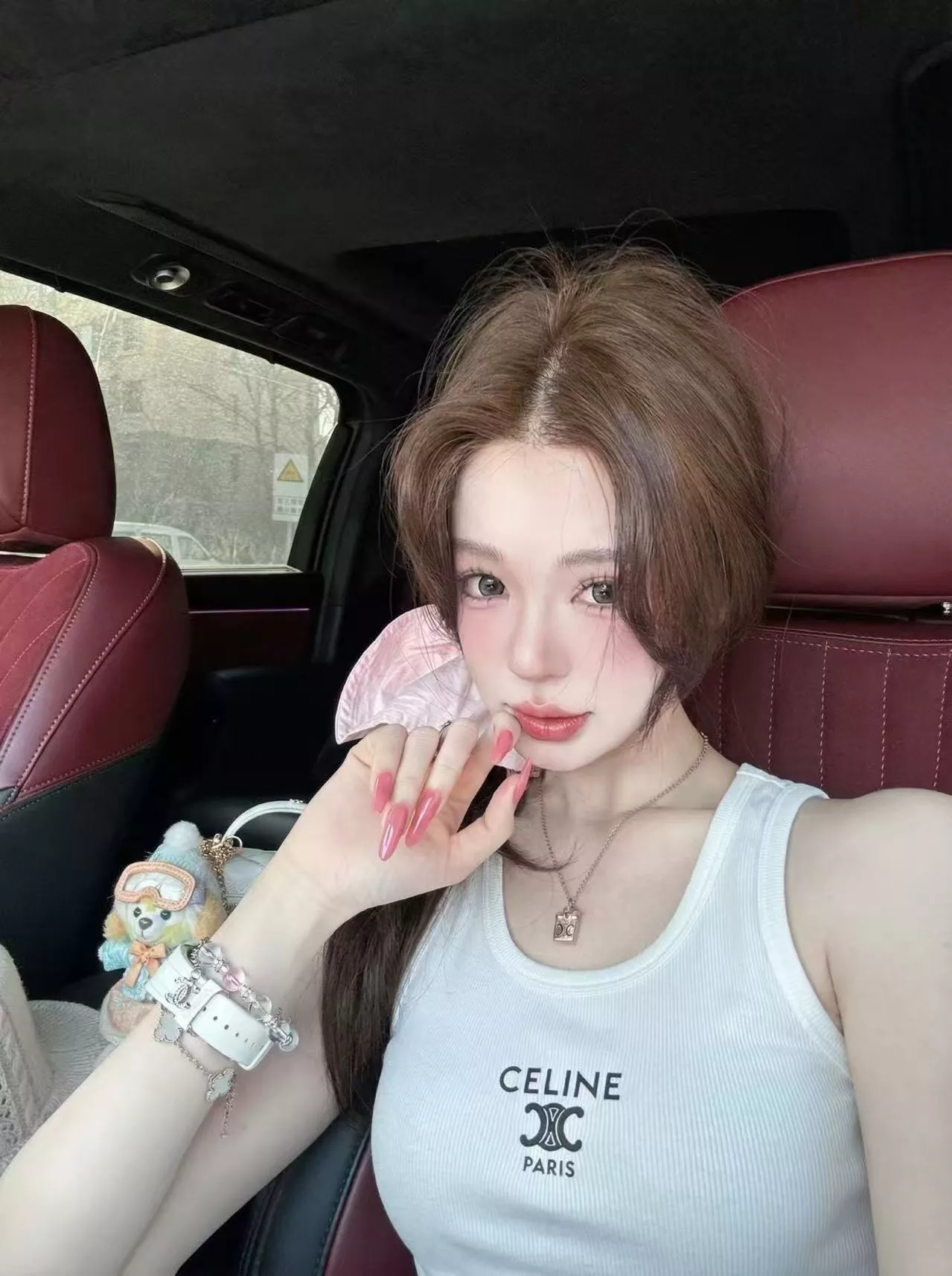 셀린느 로고 레터링 슬림핏 민소매 탑 상세 이미지 21