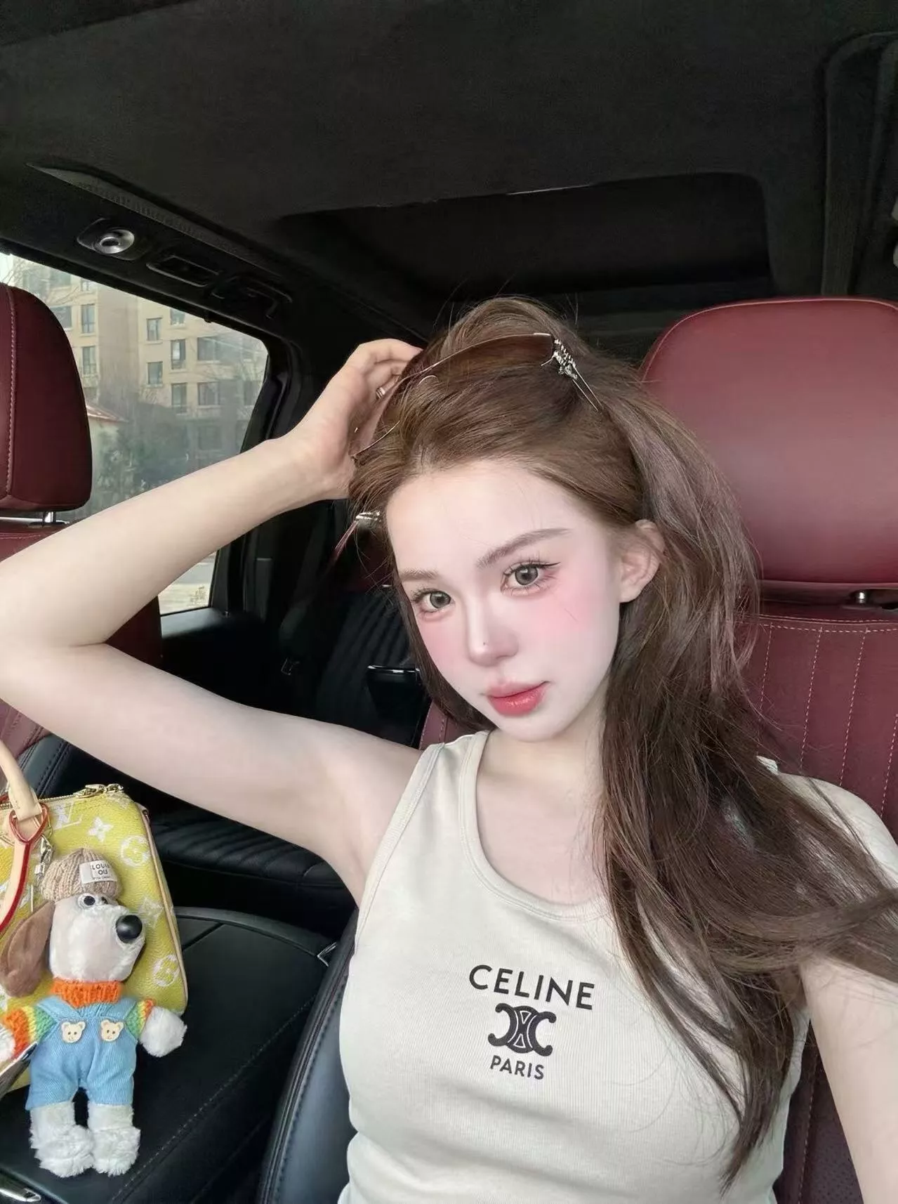 셀린느 로고 레터링 슬림핏 민소매 탑 상세 이미지 20