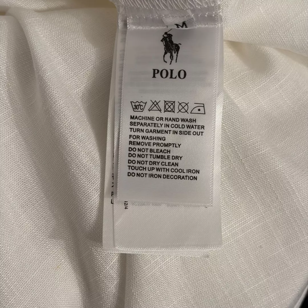 랄프로렌 포켓 자수 카라 린넨 긴소매 상의 상세 이미지 9