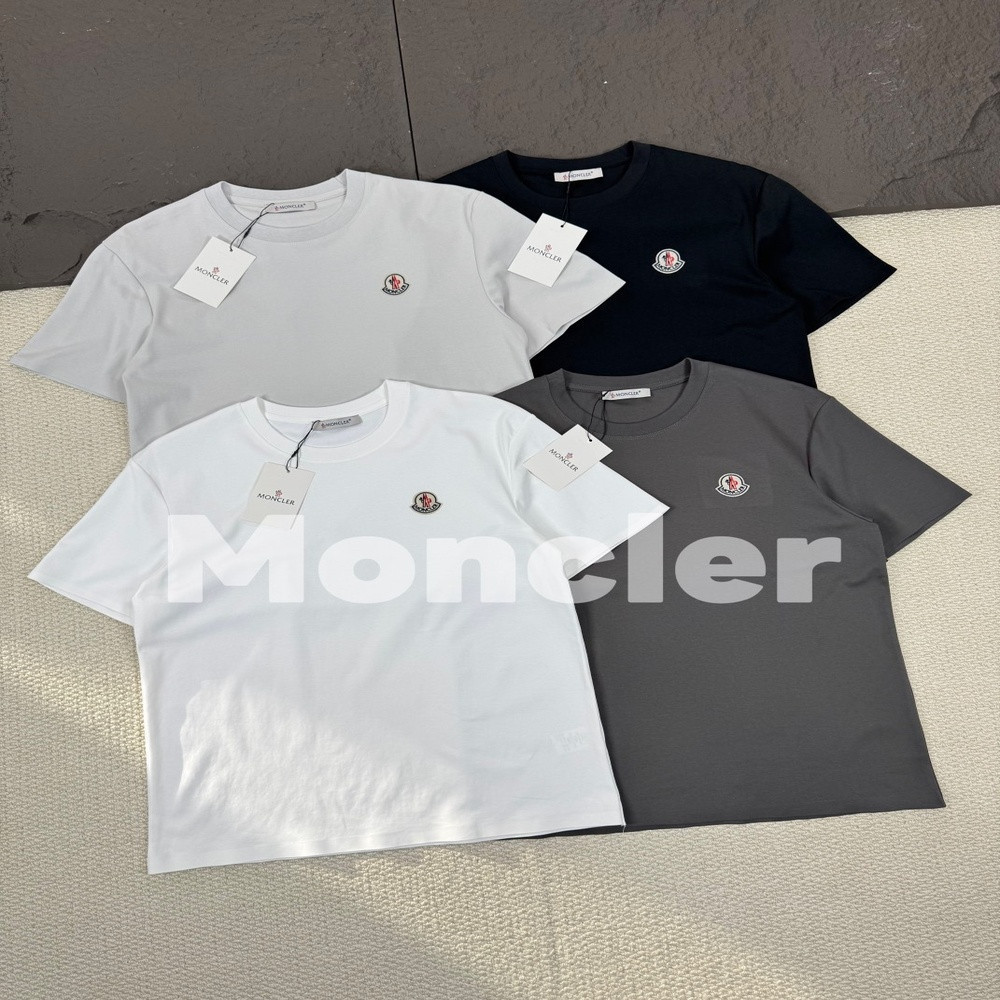 몽클레어 무흔 압착 라운드 반팔 티셔츠