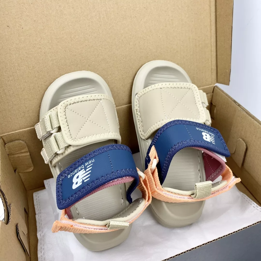 뉴발란스 아동 벨크로 배색 샌들 상세 이미지 6
