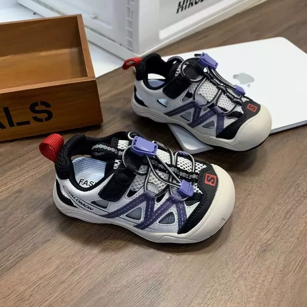 살로몬 아동용 밴딩 버클 토캡 샌들
