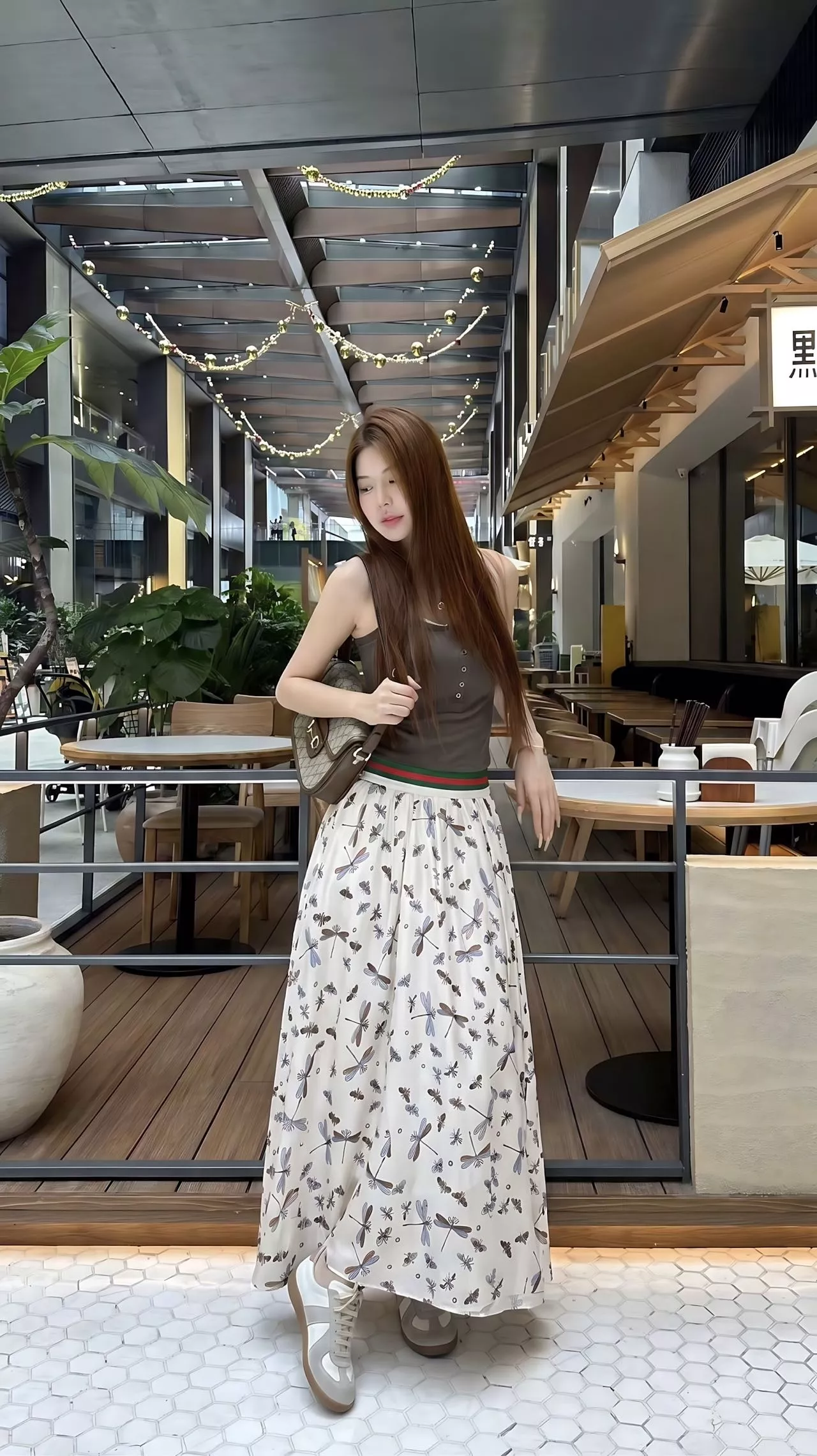 구찌 잠자리 프린트 스커트 상세 이미지 17