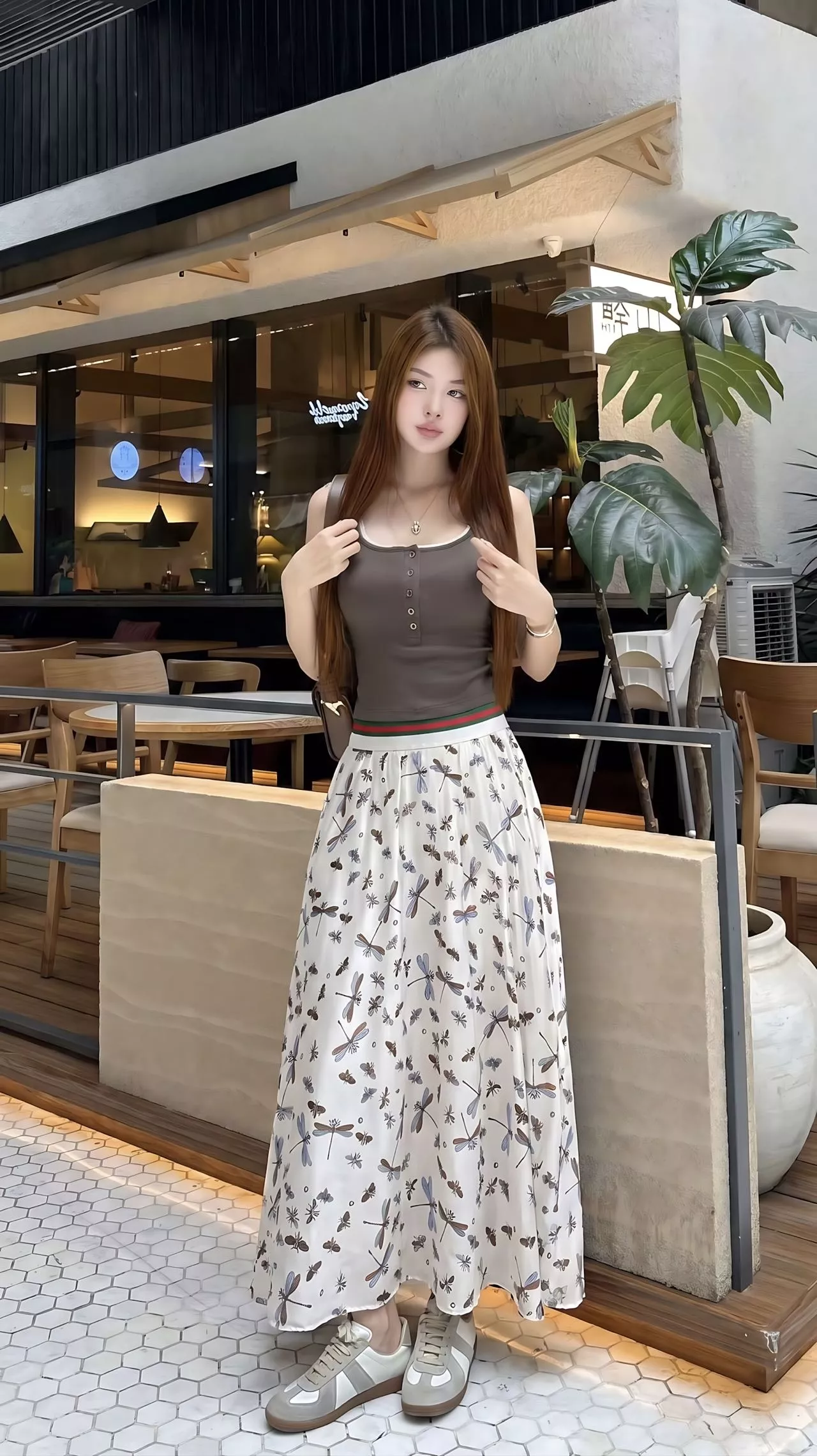 구찌 잠자리 프린트 스커트 상세 이미지 13