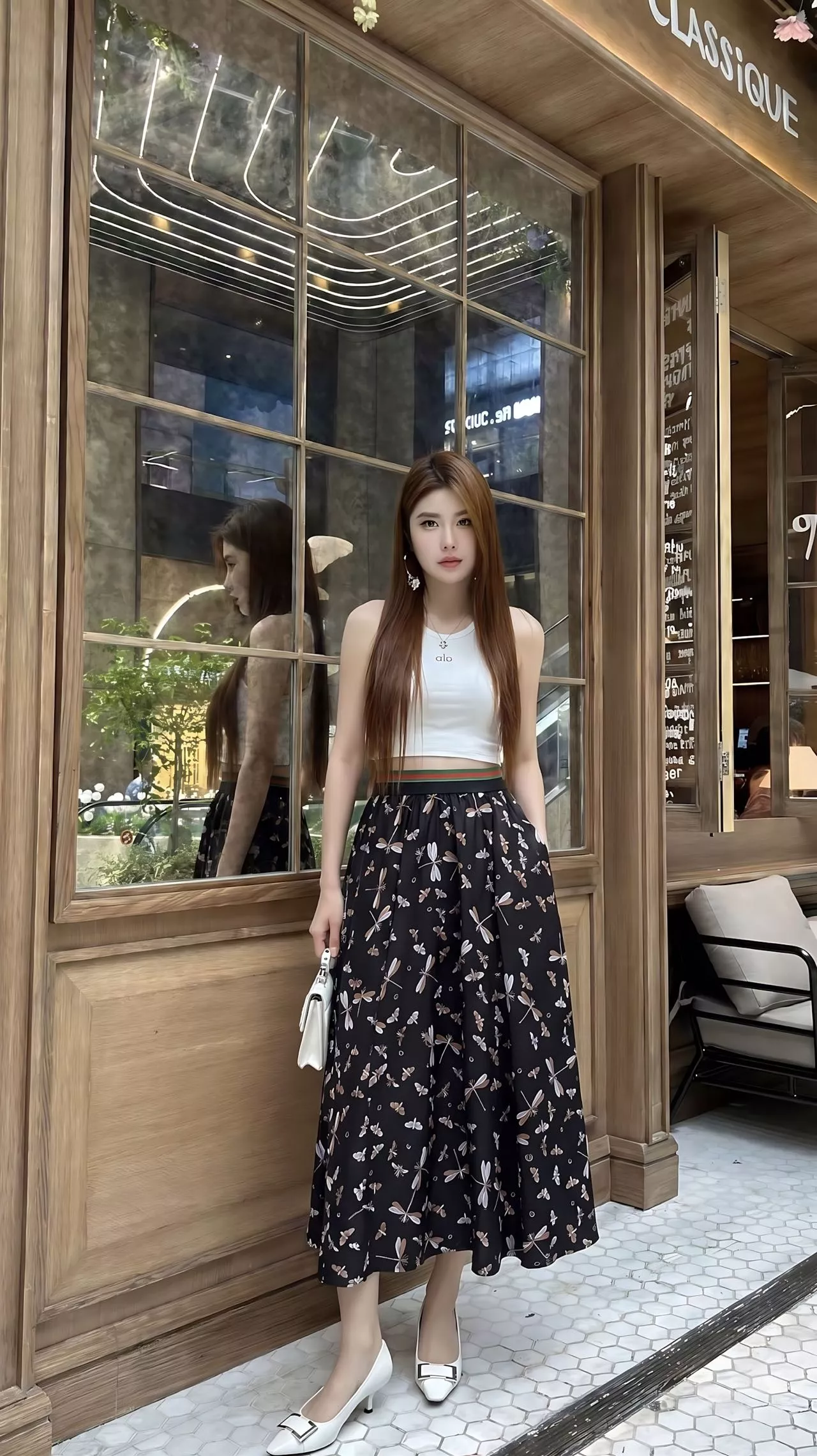 구찌 잠자리 프린트 스커트 상세 이미지 23