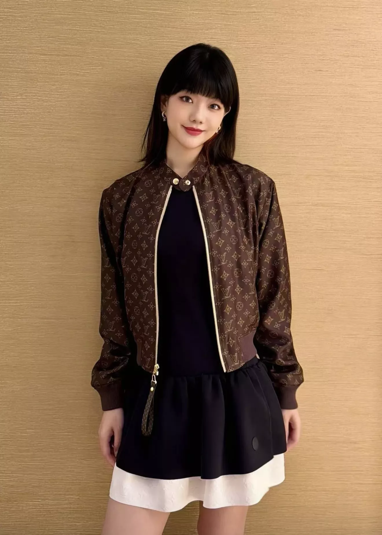 루이비통 양면 체크 집업 재킷 상세 이미지 24