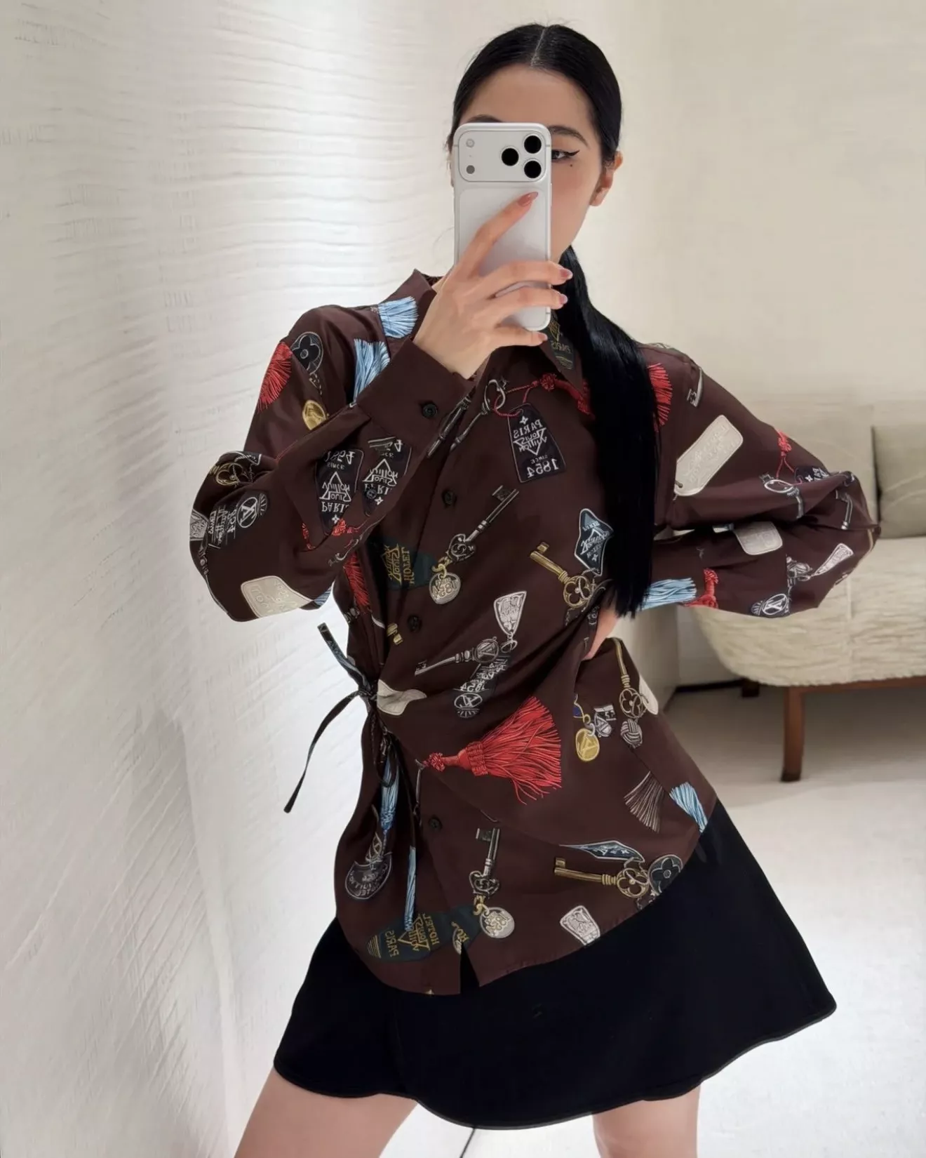 루이비통 프린트 롱슬리브 셔츠 상세 이미지 18