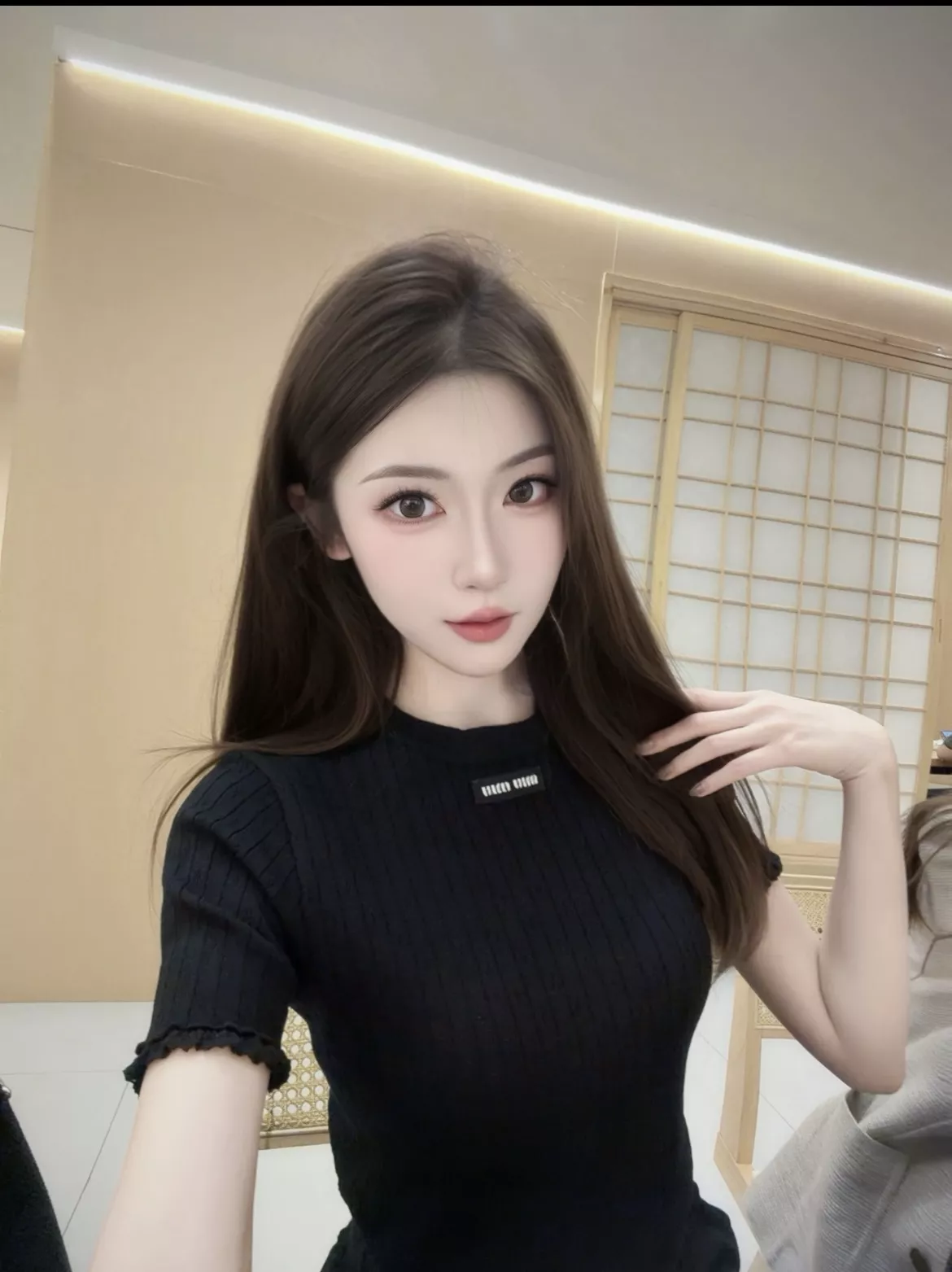 미우미우 레이스 포인트 반소매 세트 상세 이미지 13