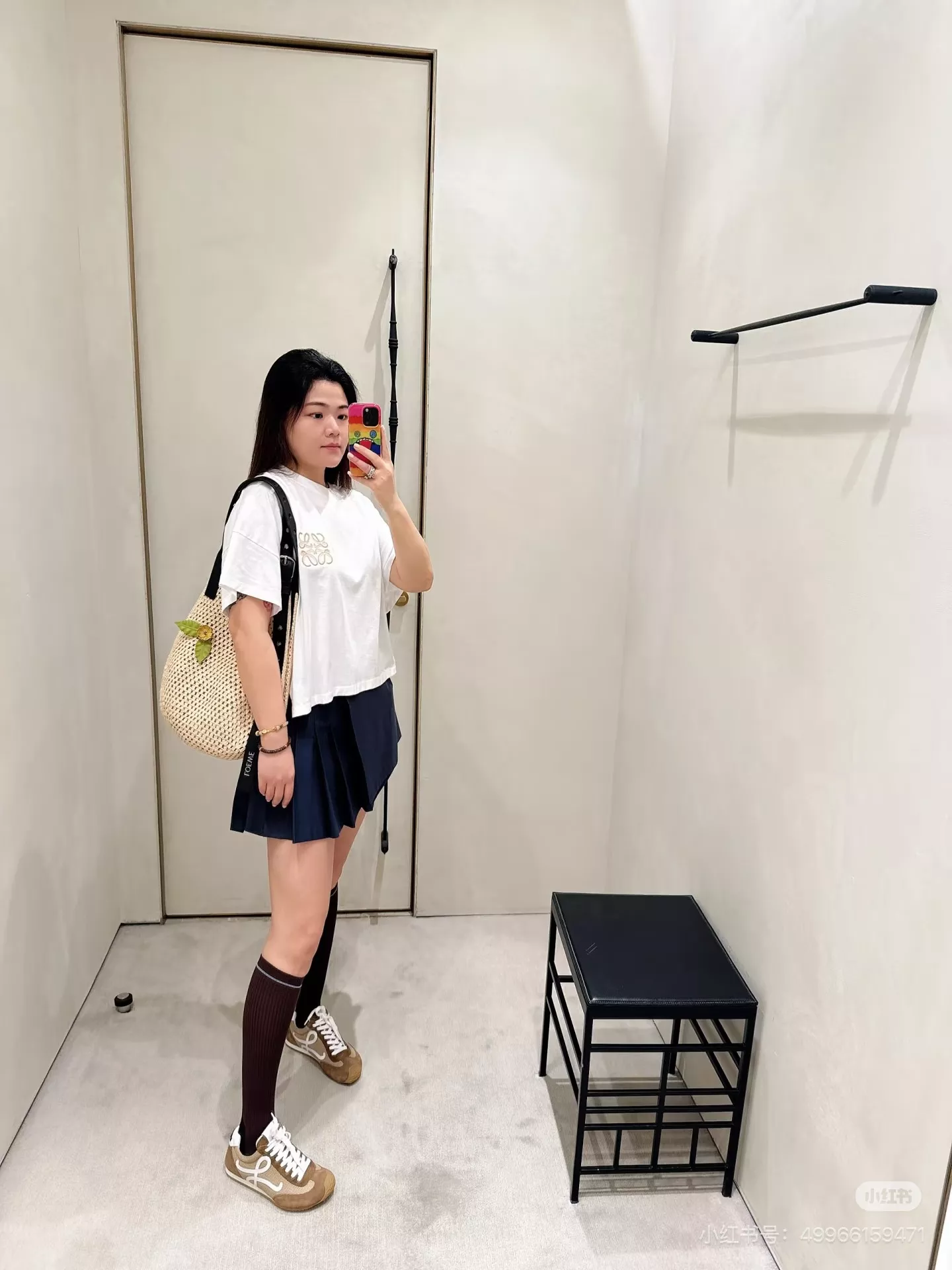 로에베 자수 포인트 반소매 상의 상세 이미지 36