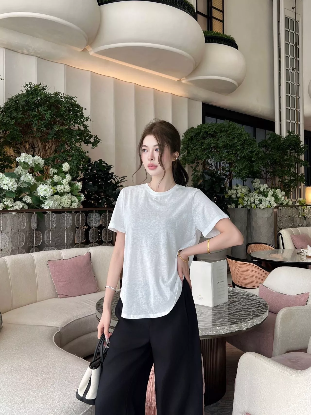 셀린느 린넨 하이웨이스트 와이드 팬츠 상세 이미지 36