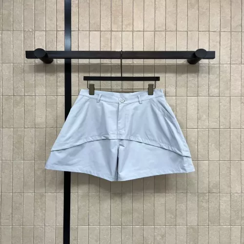 로에베 레이어드 컷팅 코튼 중팬츠