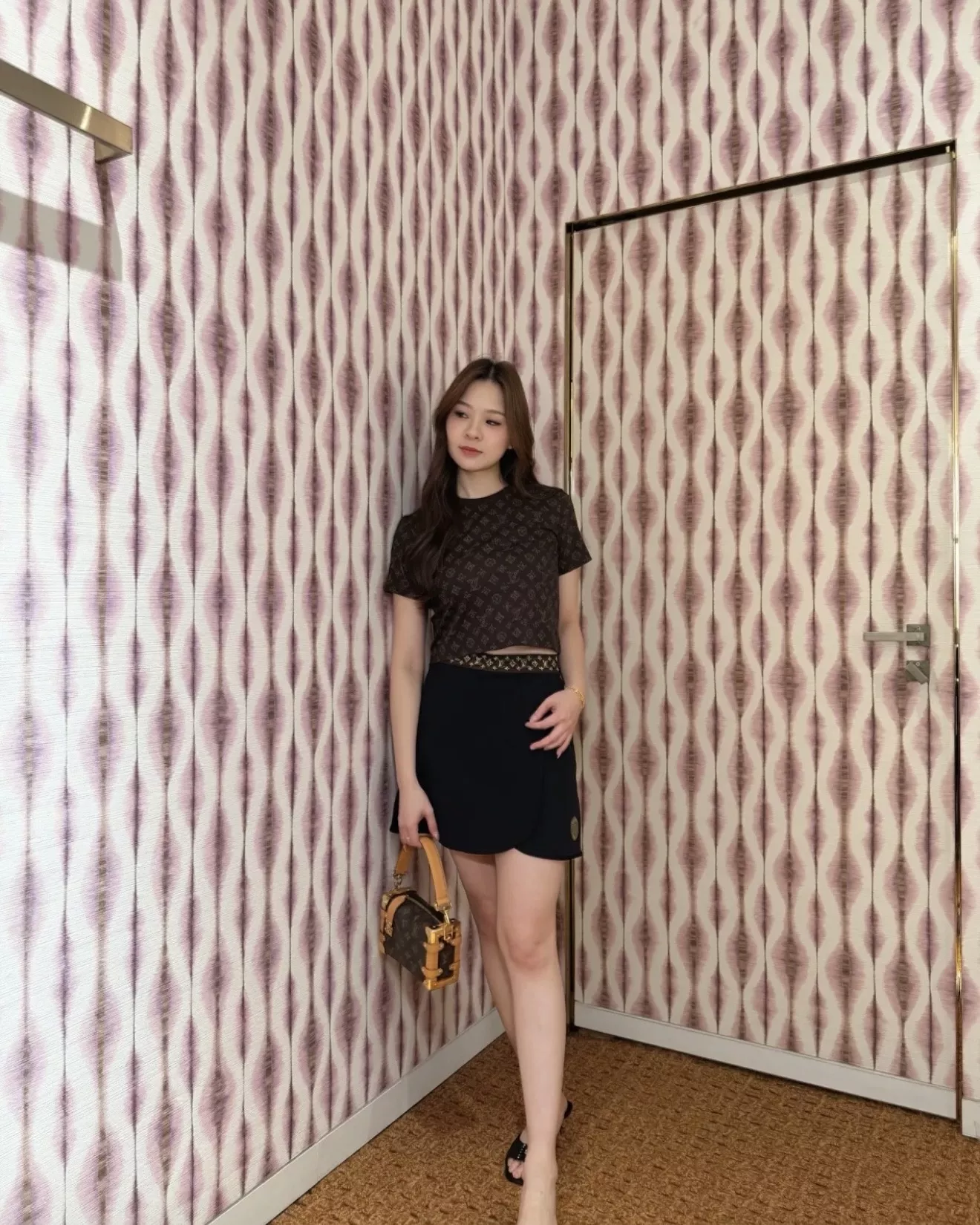 루이비통 모노그램 허리 밴드 스커트 팬츠 상세 이미지 41