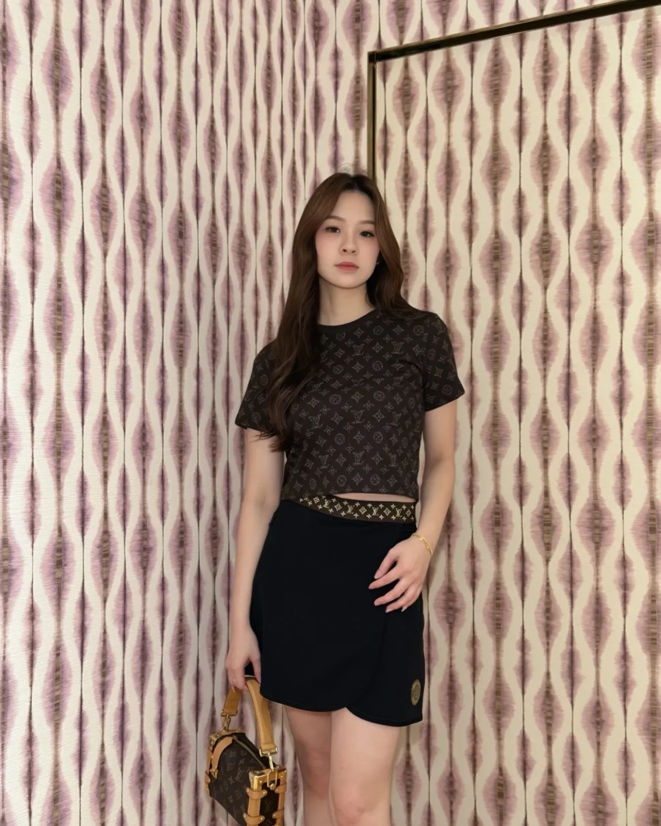 루이비통 모노그램 허리 밴드 스커트 팬츠 상세 이미지 40